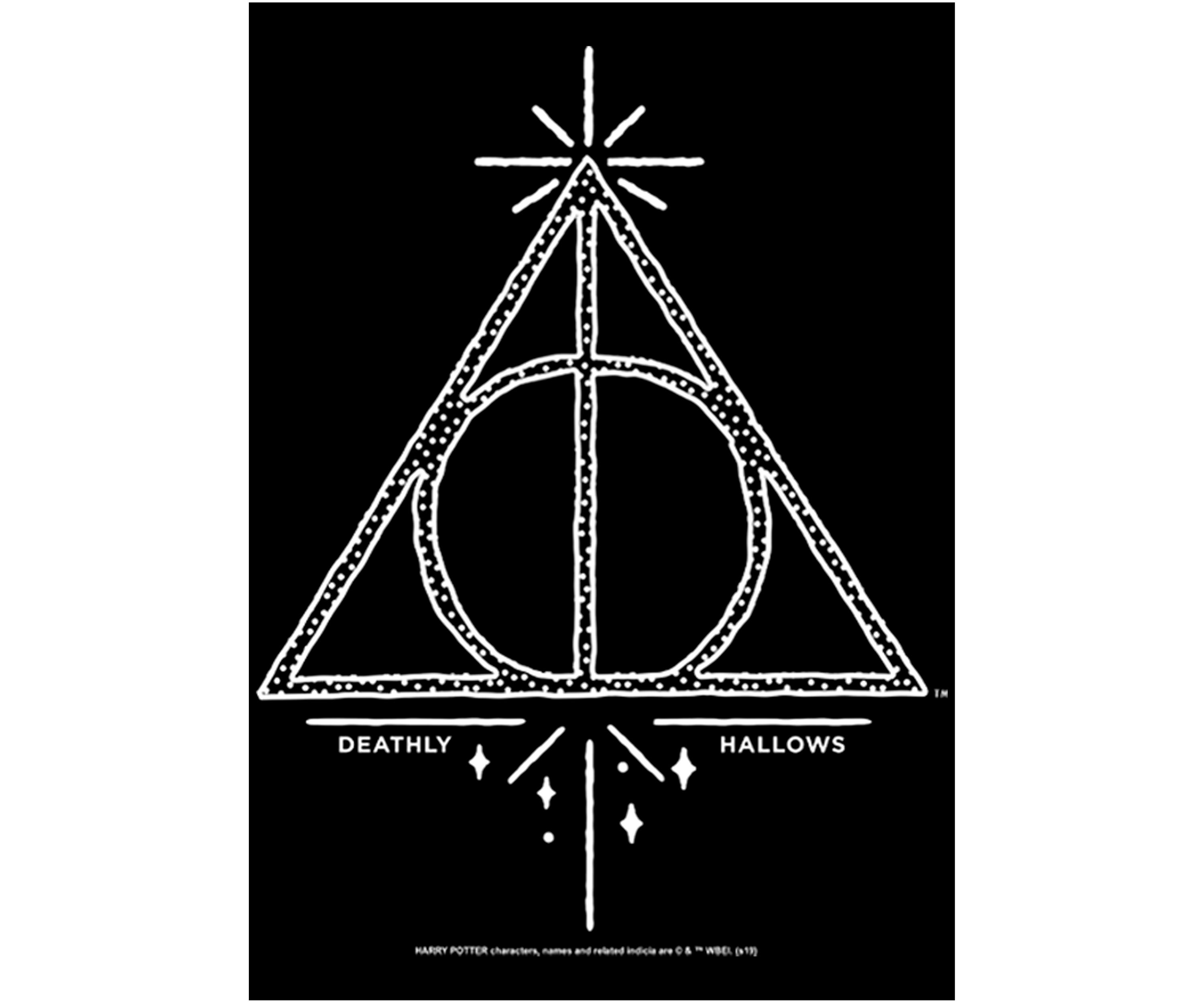 Boys 4-7  Deathly Hallows Line Symbol Graphic T-Shirt
