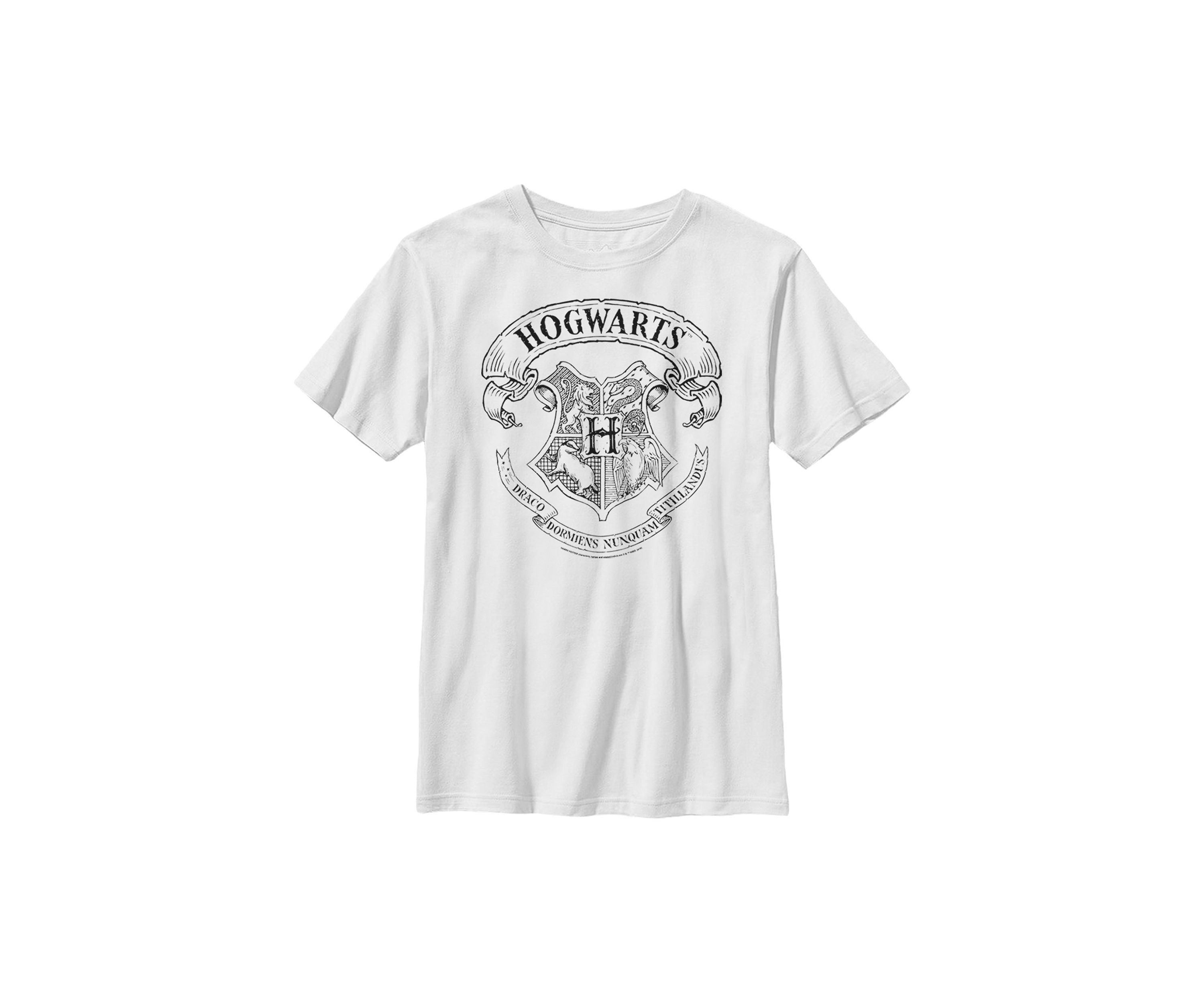 Boys 4-7  Hogwarts Crest Graphic T-Shirt
