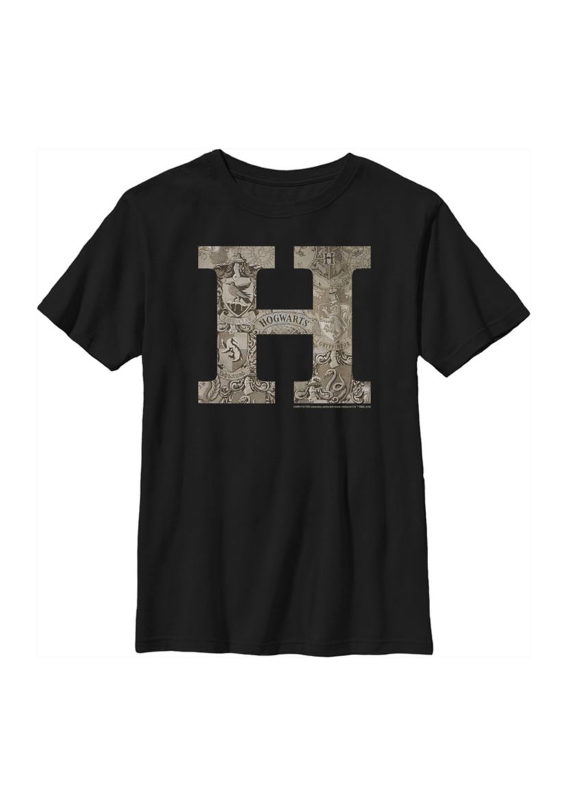 Boys 4-7  Vintage Hogwarts Graphic T-Shirt