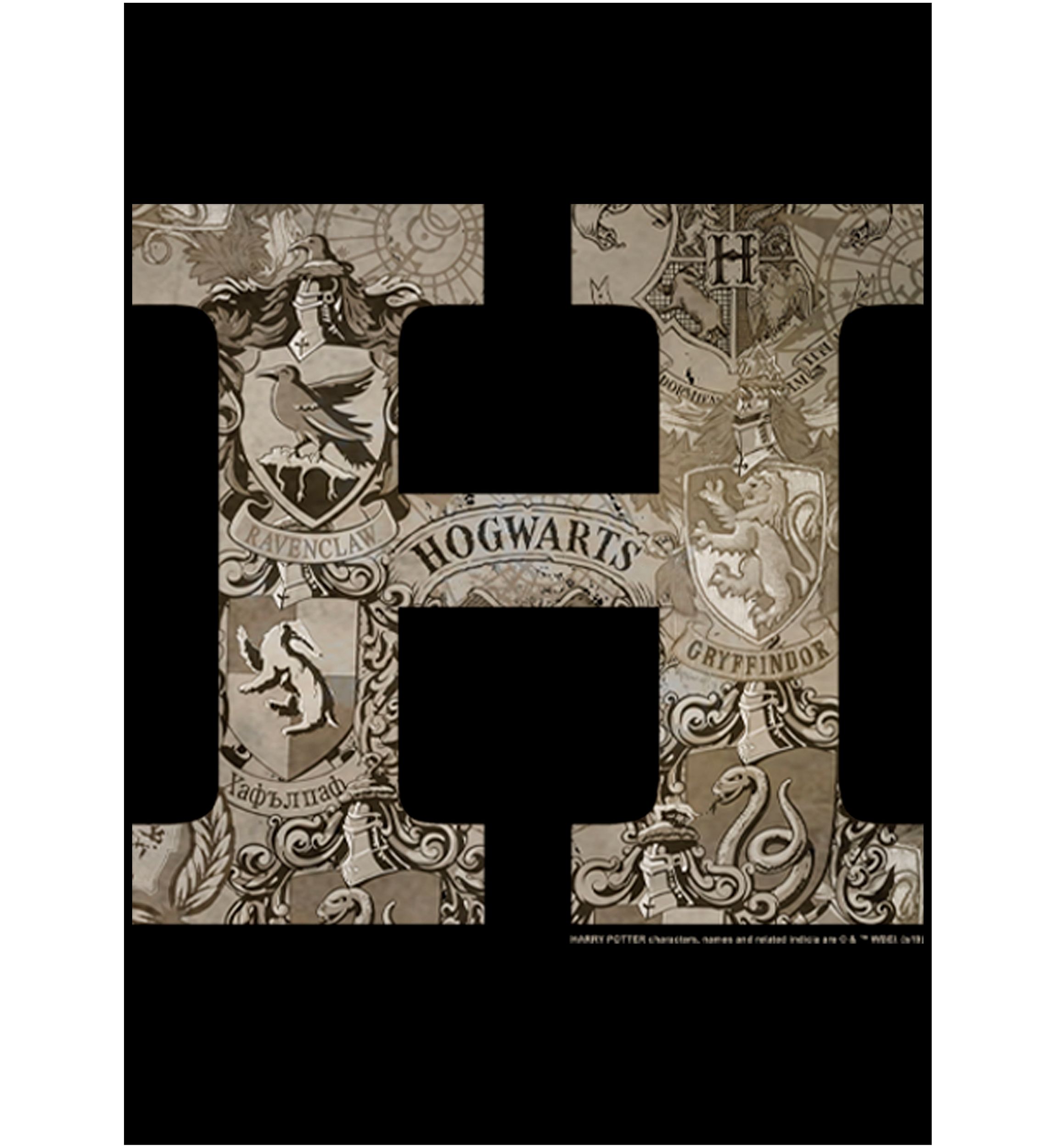 Boys 4-7  Vintage Hogwarts Graphic T-Shirt