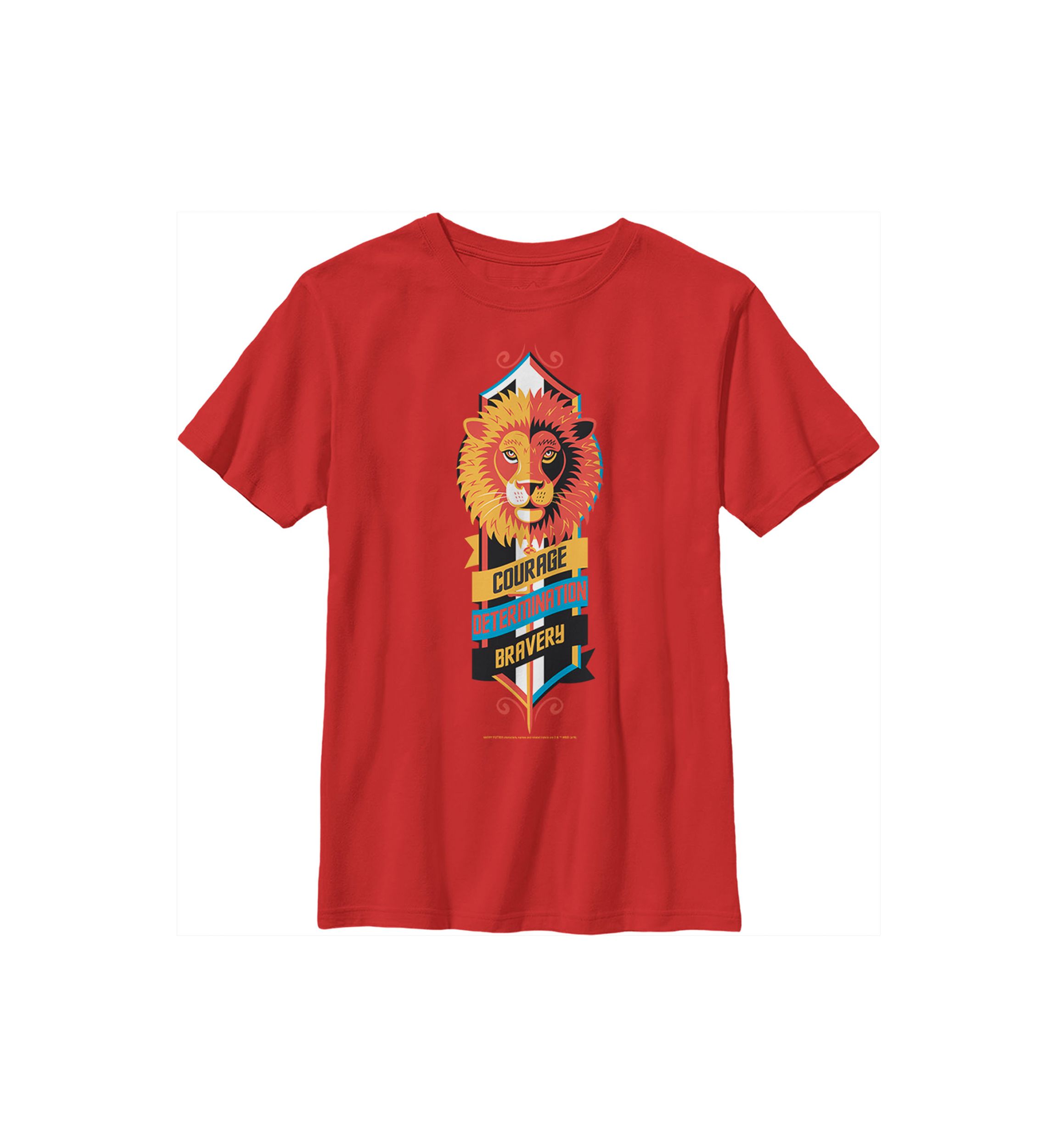 Boys 4-7  Courage Determination Bravery Graphic T-Shirt