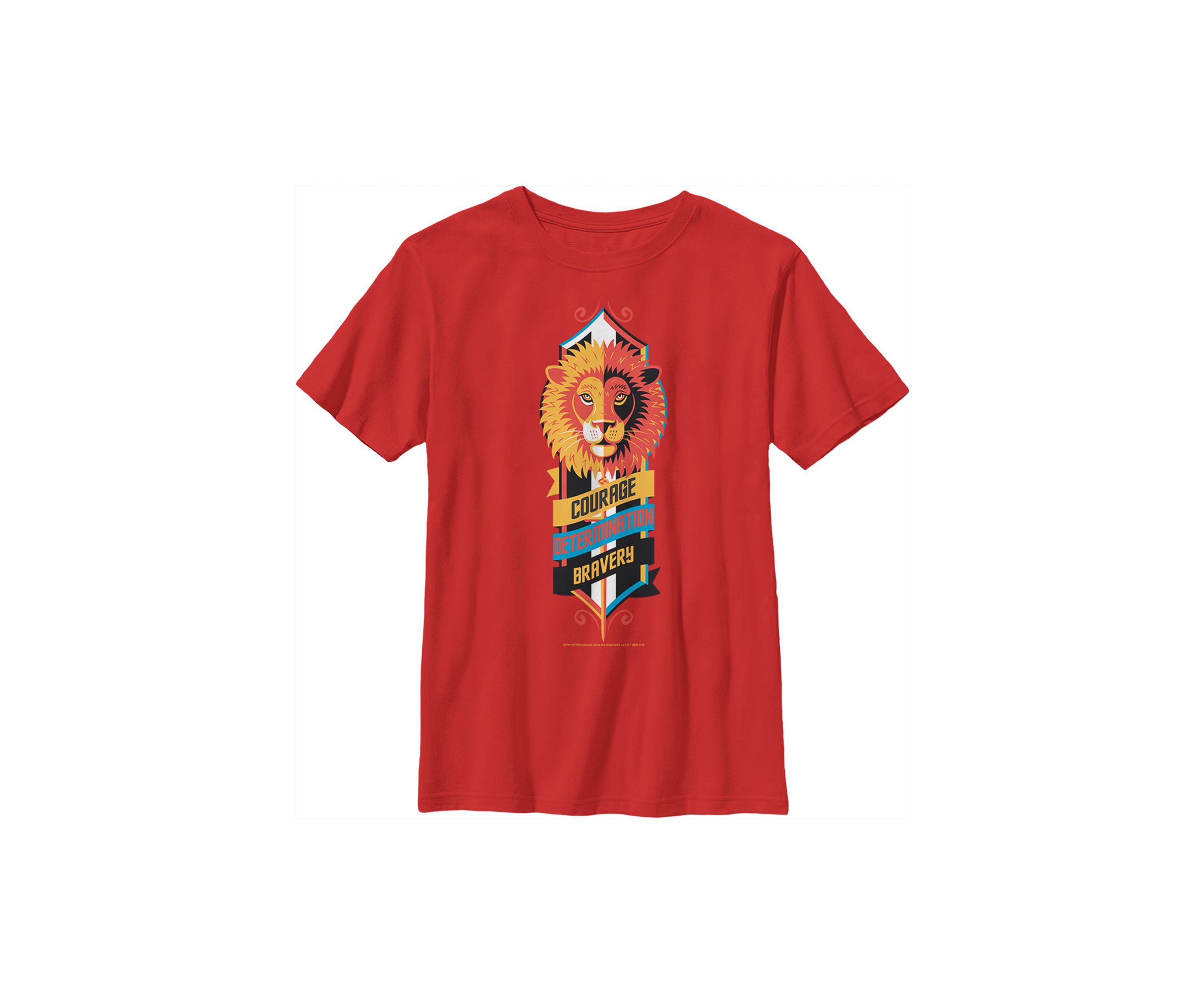 Boys 4-7  Courage Determination Bravery Graphic T-Shirt