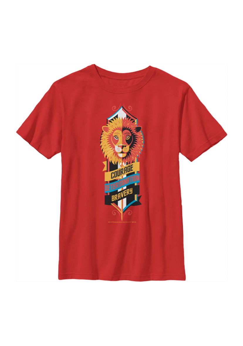 Boys 4-7  Courage Determination Bravery Graphic T-Shirt