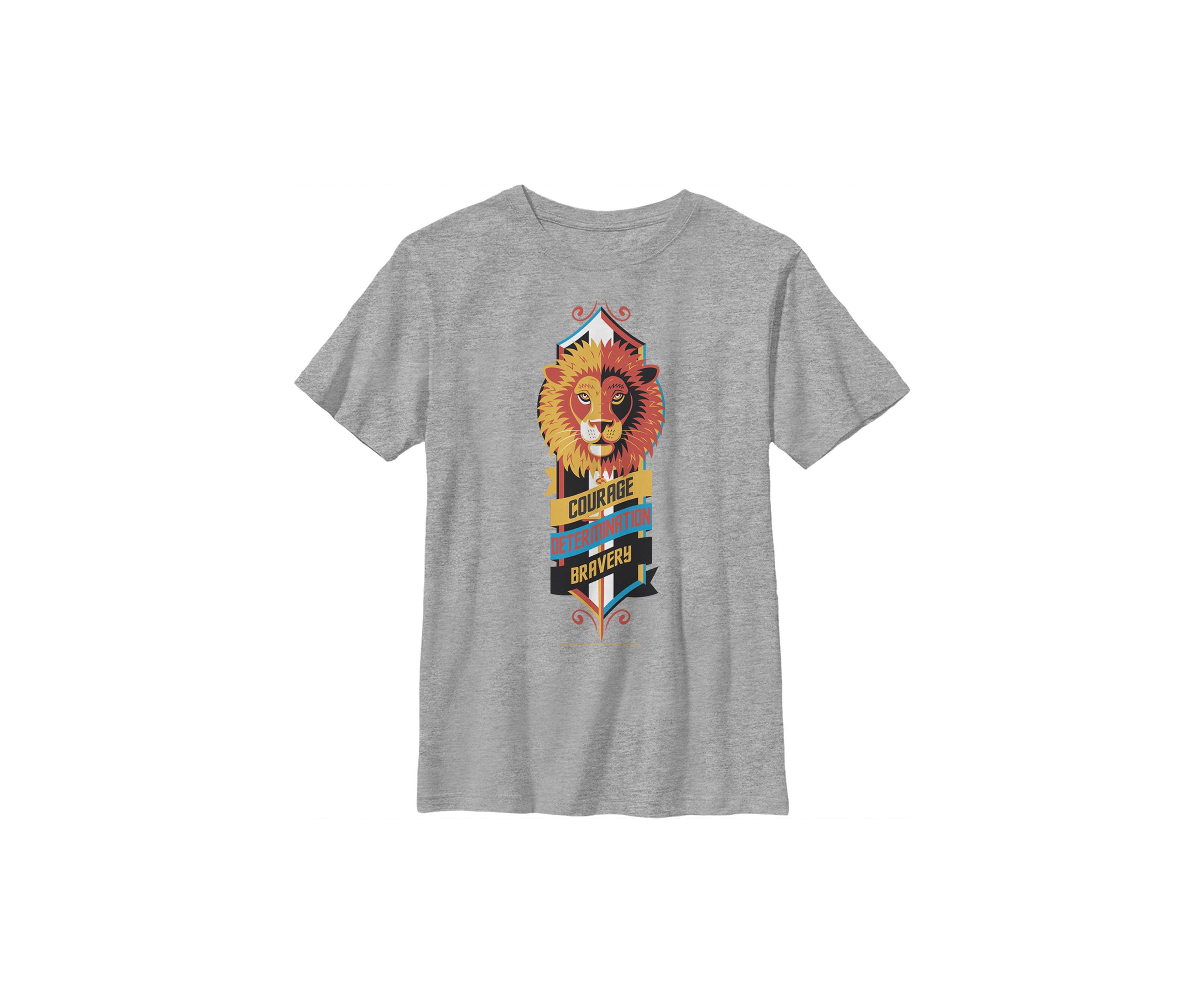 Boys 4-7  Courage Determination Bravery Graphic T-Shirt