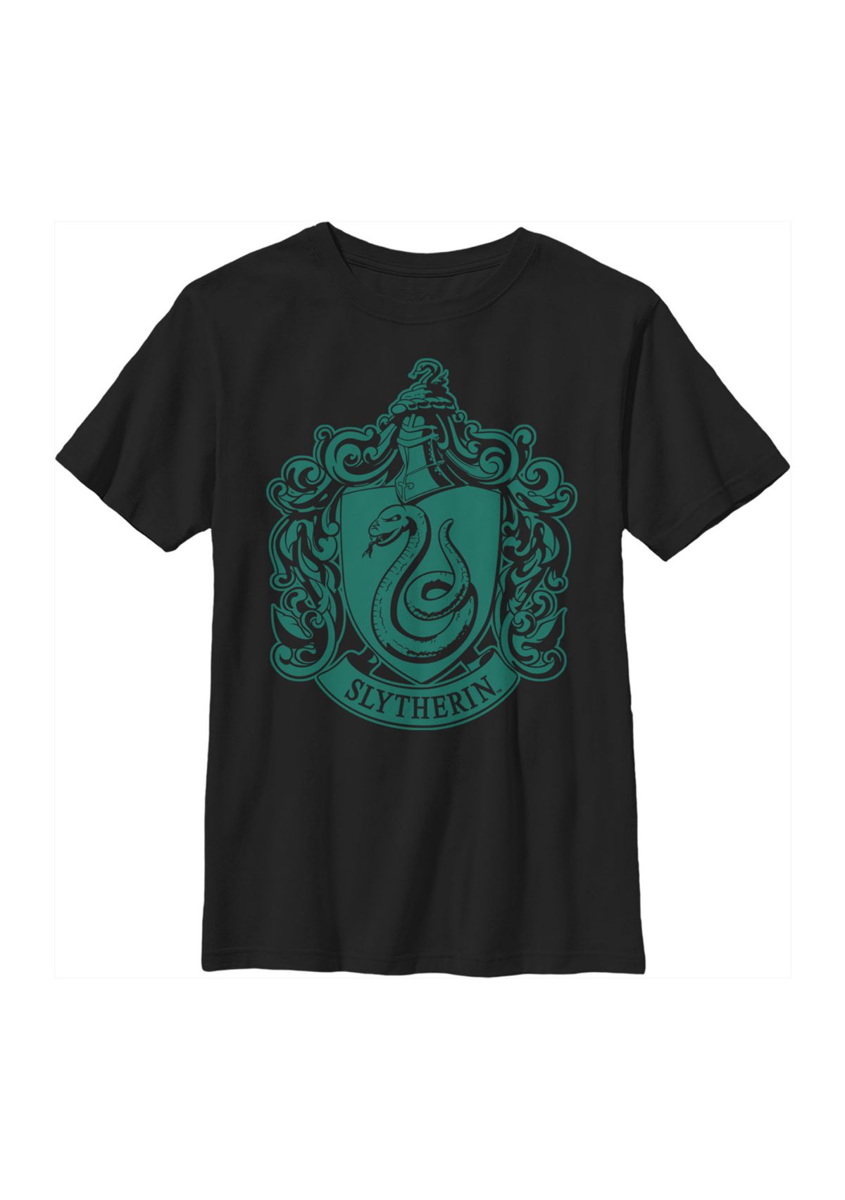 Boys 4-7  Green Crest Graphic T-Shirt