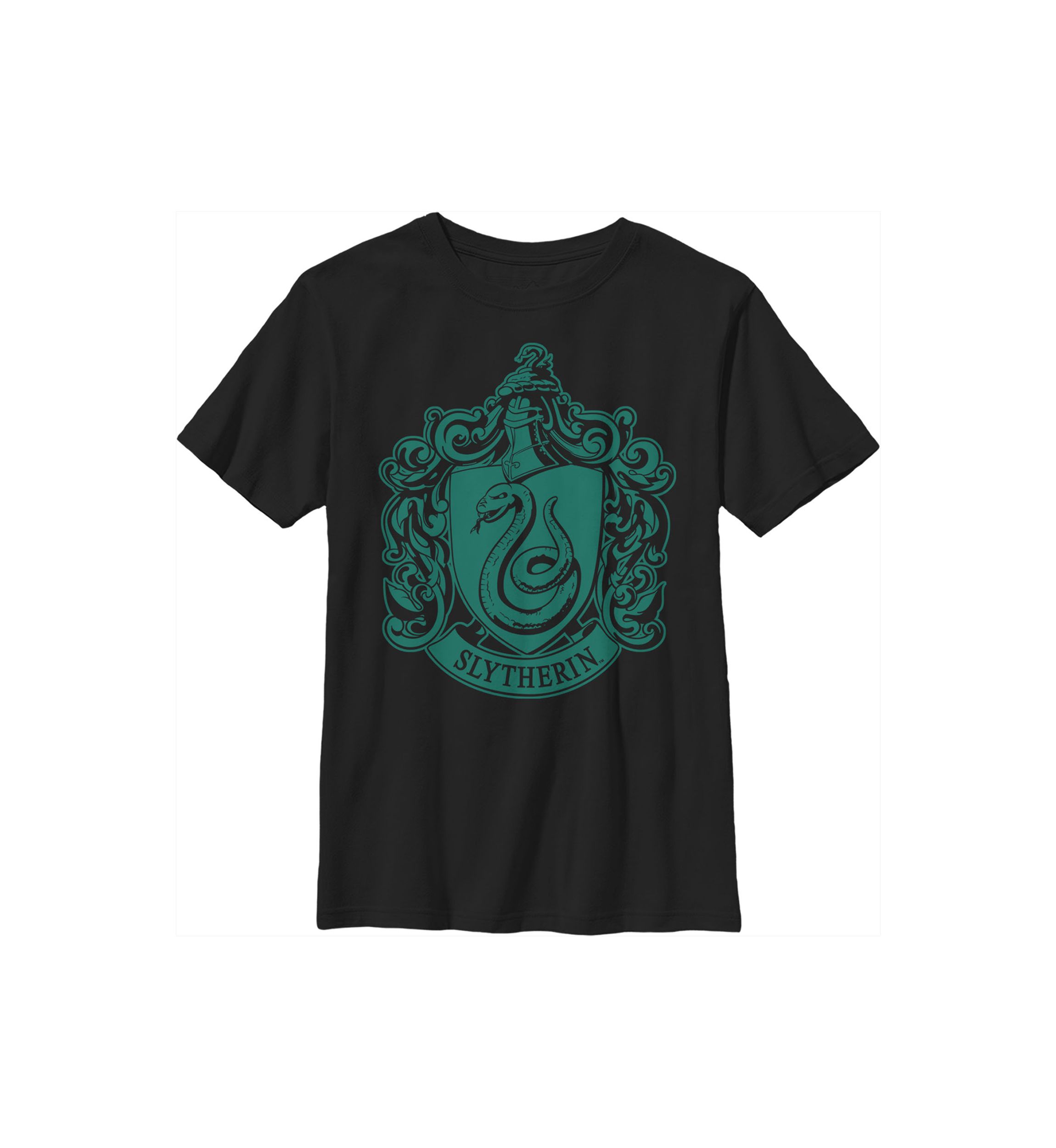 Boys 4-7  Green Crest Graphic T-Shirt