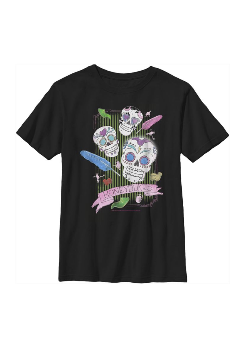 Boys 4-7  Candy Skulls Graphic T-Shirt