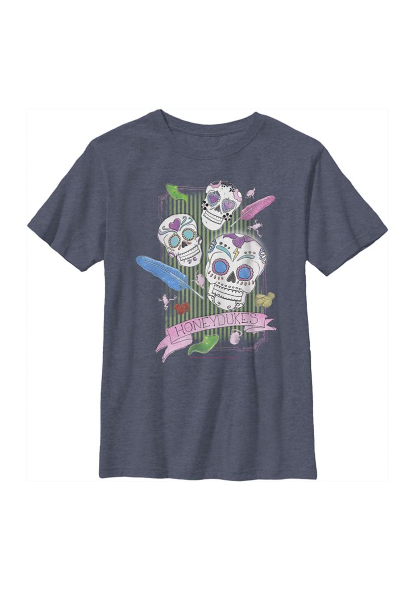 Boys 4-7  Candy Skulls Graphic T-Shirt