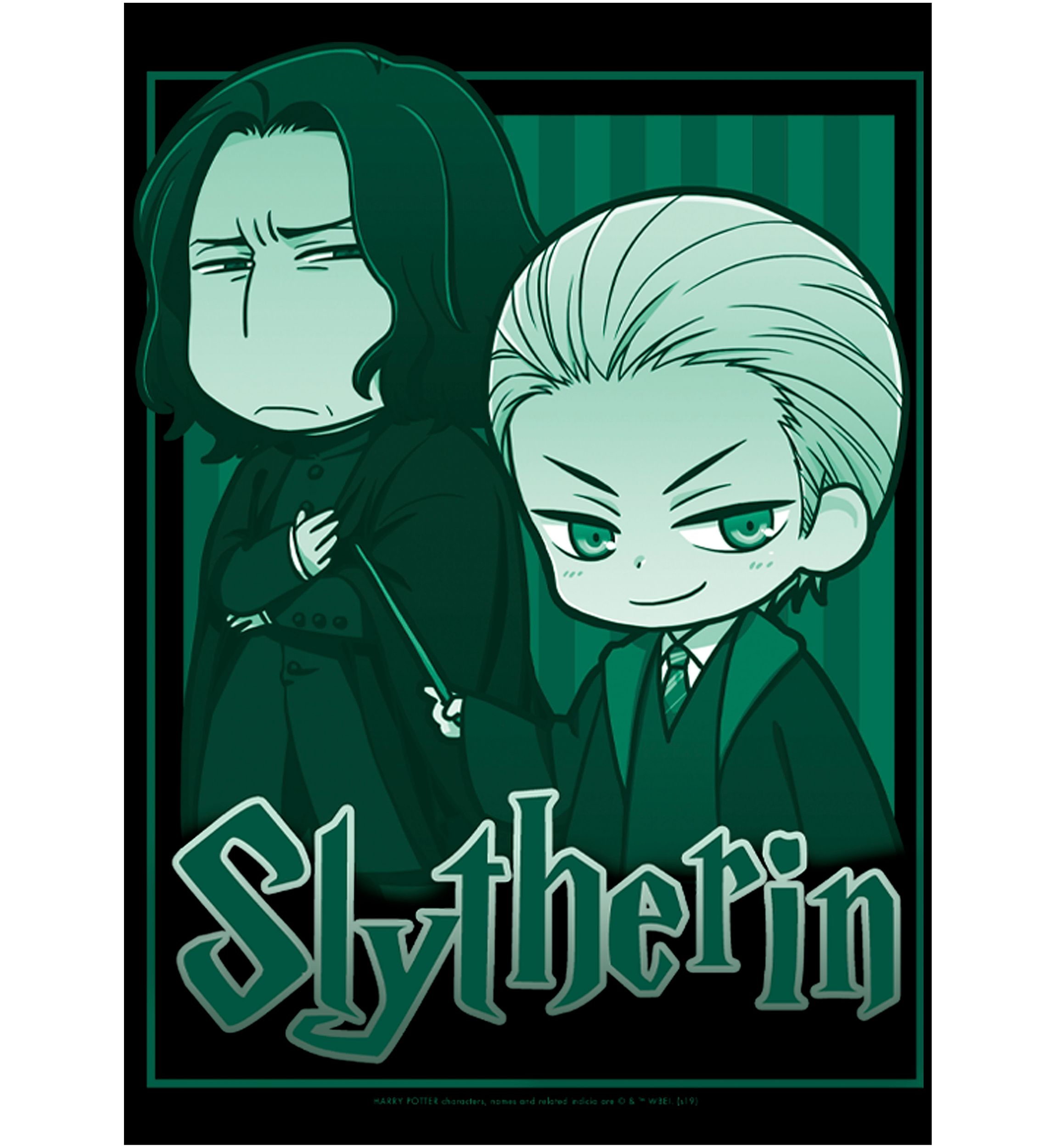 Boys 4-7  Slytherin Chibi Graphic T-Shirt