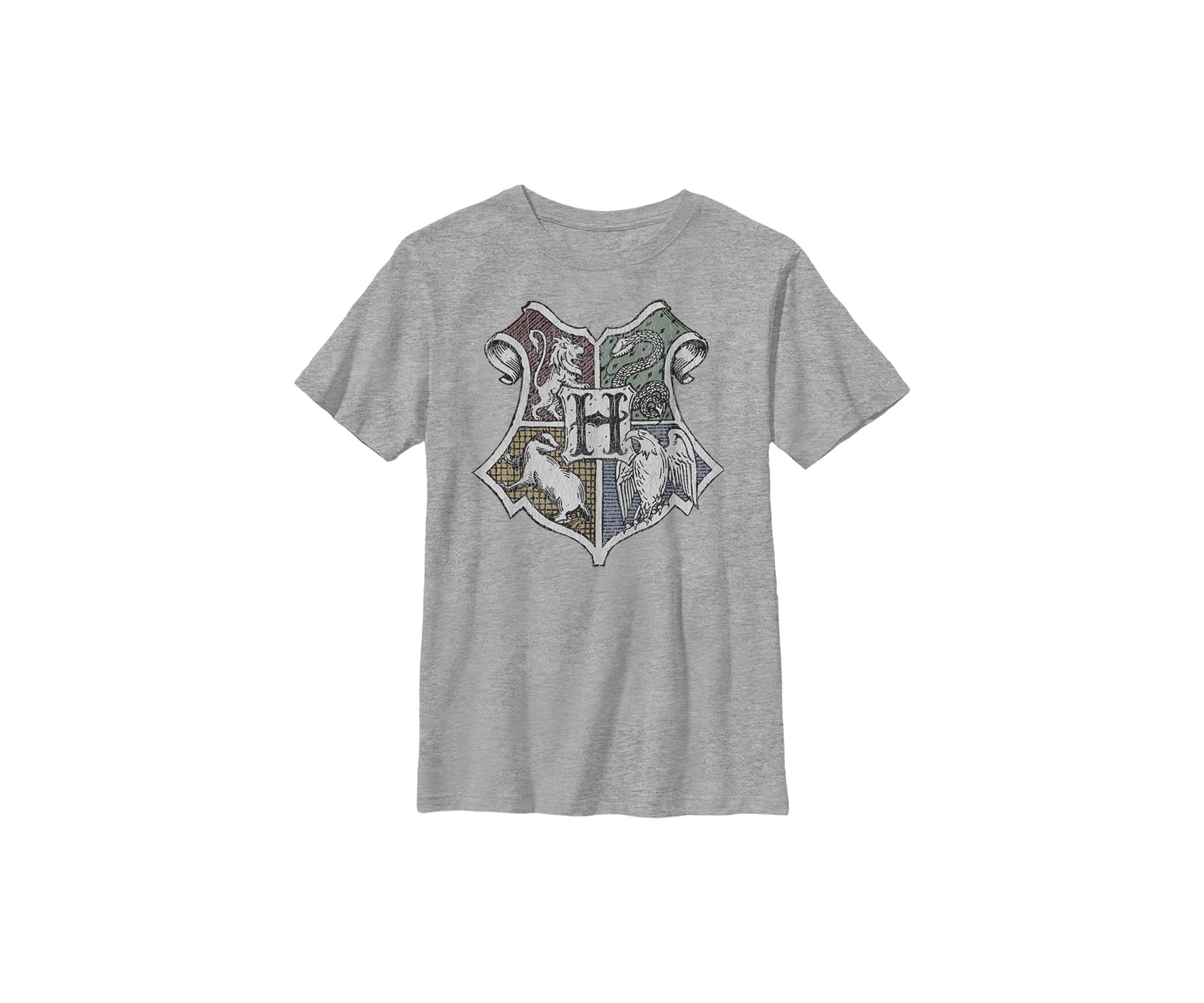Boys 4-7  Hand Drawn Crest Graphic T-Shirt