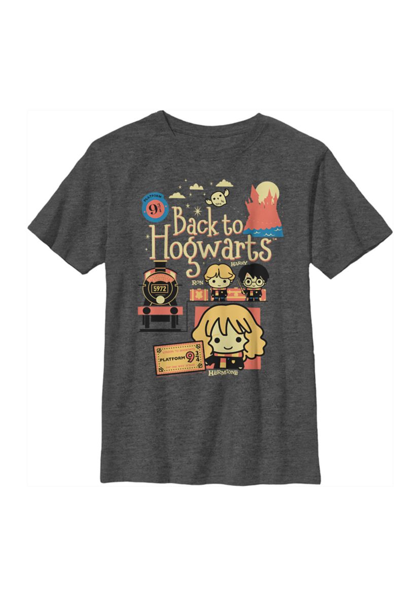 Boys 4-7  Cute Train Graphic T-Shirt