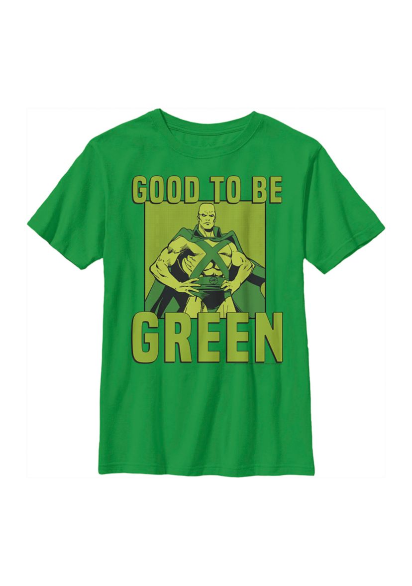 Boys 4-7  Green Martian Graphic T-Shirt