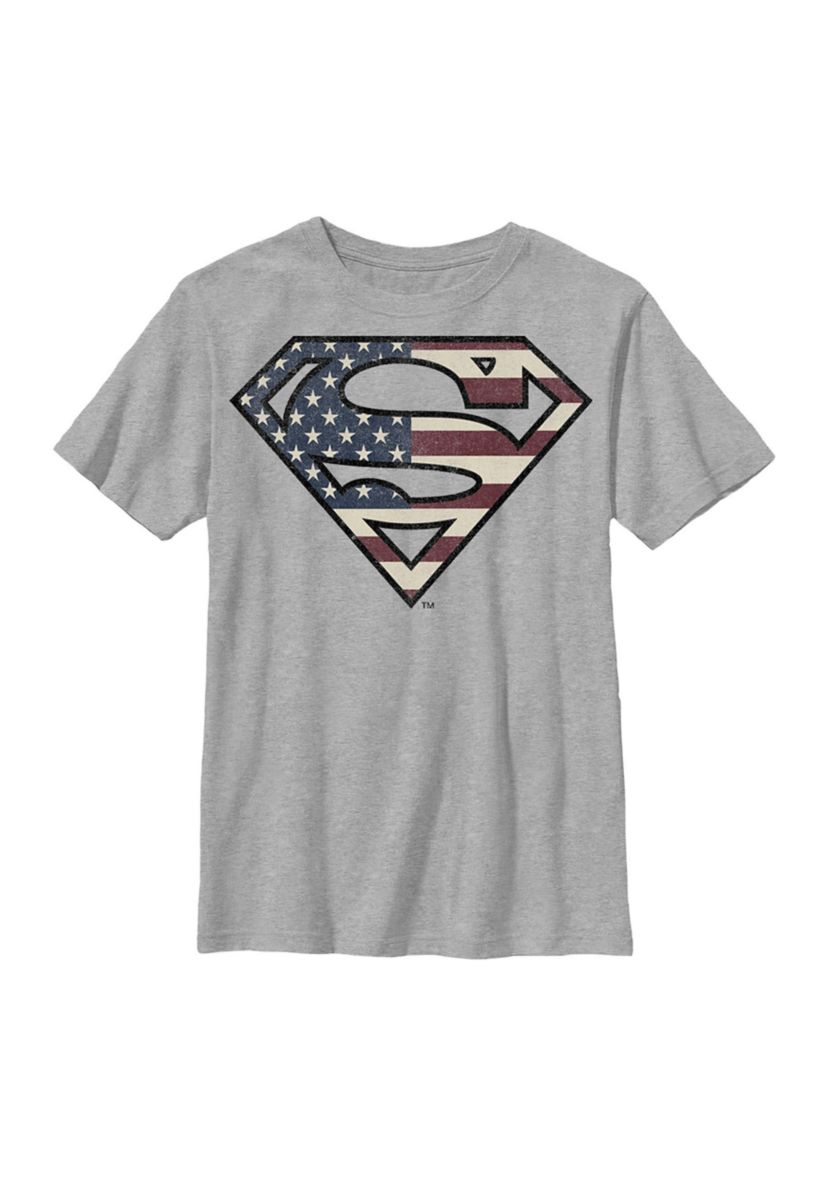 Vintage Flag Logo Graphic T-Shirt