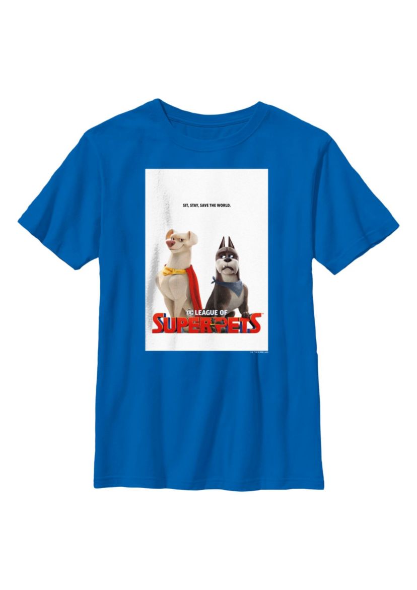 Super Pets Poster Graphic T-Shirt