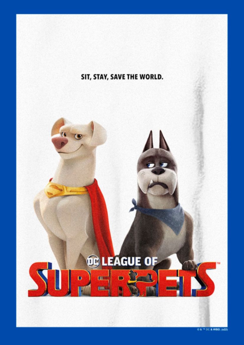 Super Pets Poster Graphic T-Shirt