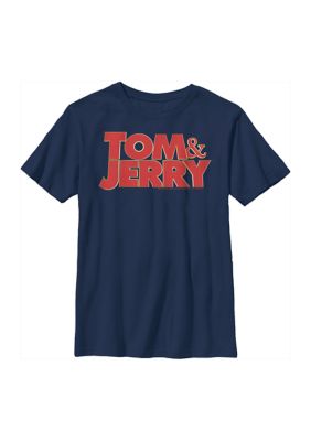 Cartoon Network Boys 4-7 Movie Logo Graphic T-Shirt, Navy Blue, Medium