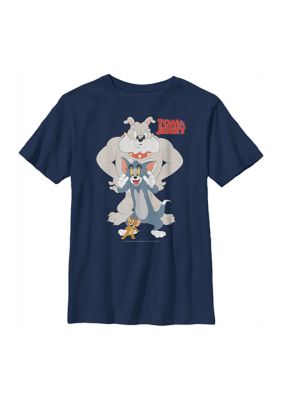 Cartoon Network Boys 4-7 Chain of Command Graphic T-Shirt, Navy Blue, Medium