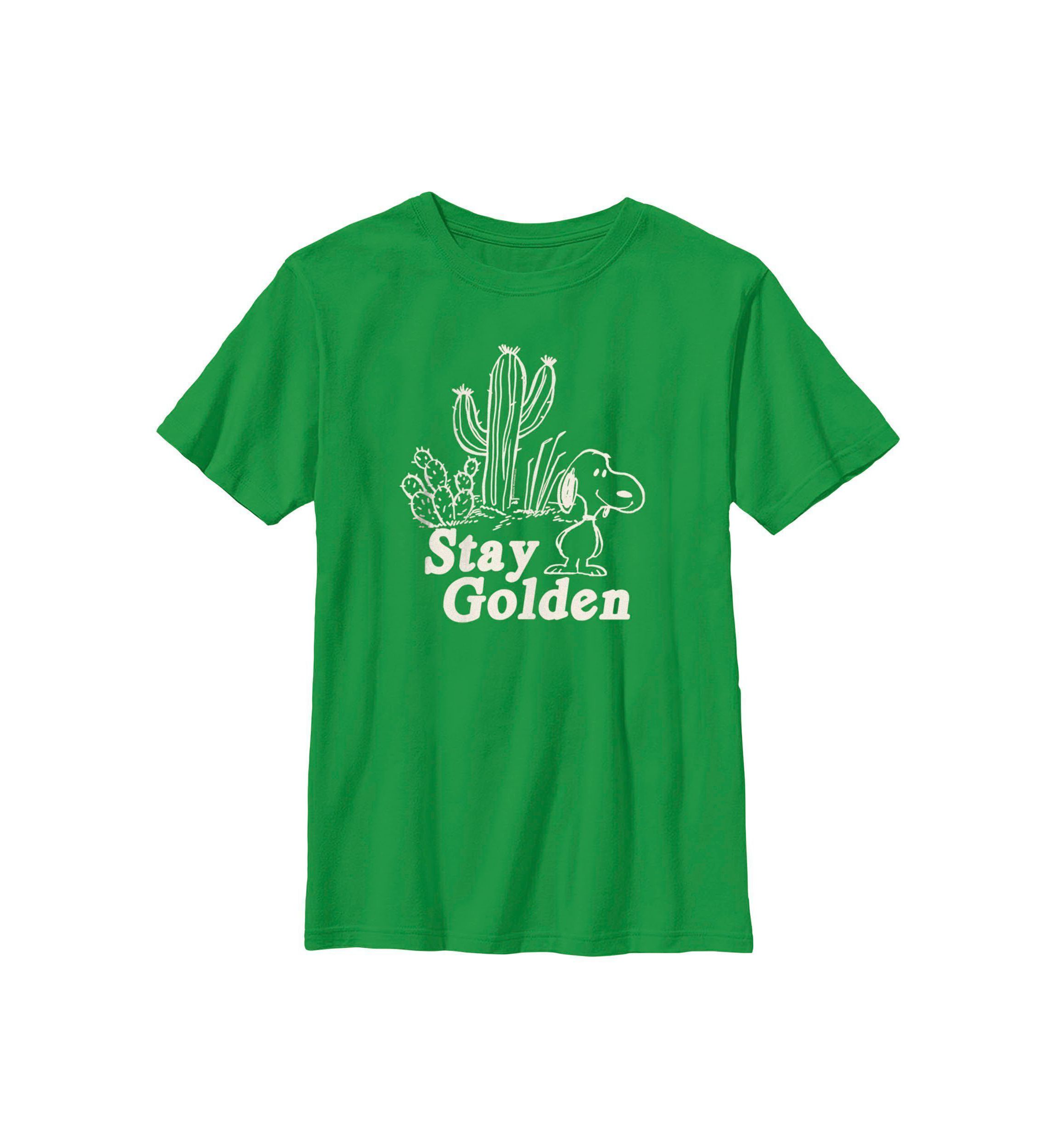 Golden Snoopy Graphic T-Shirt