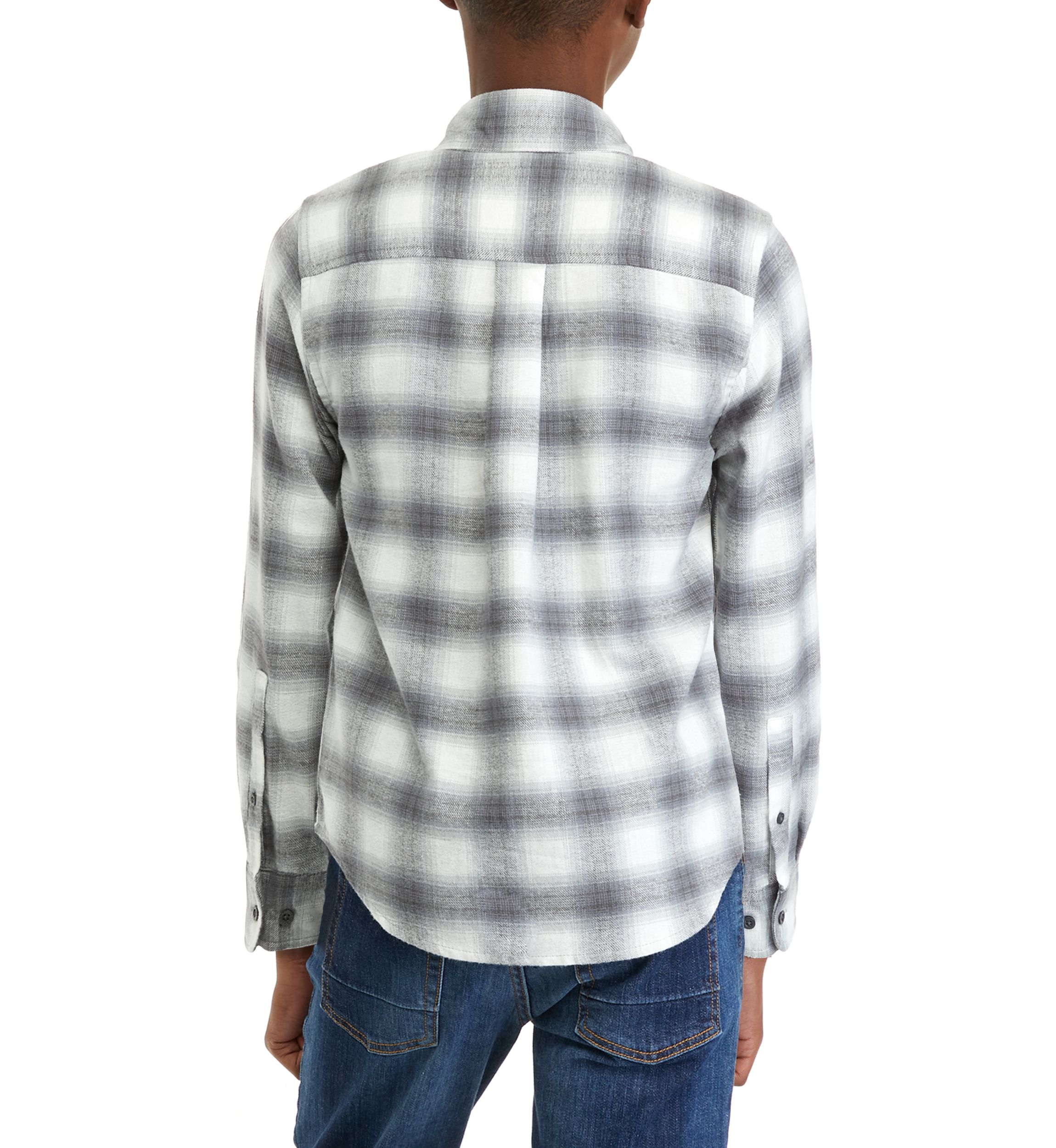 Boys 8-20 Long Sleeve Plaid Flannel Shirt 