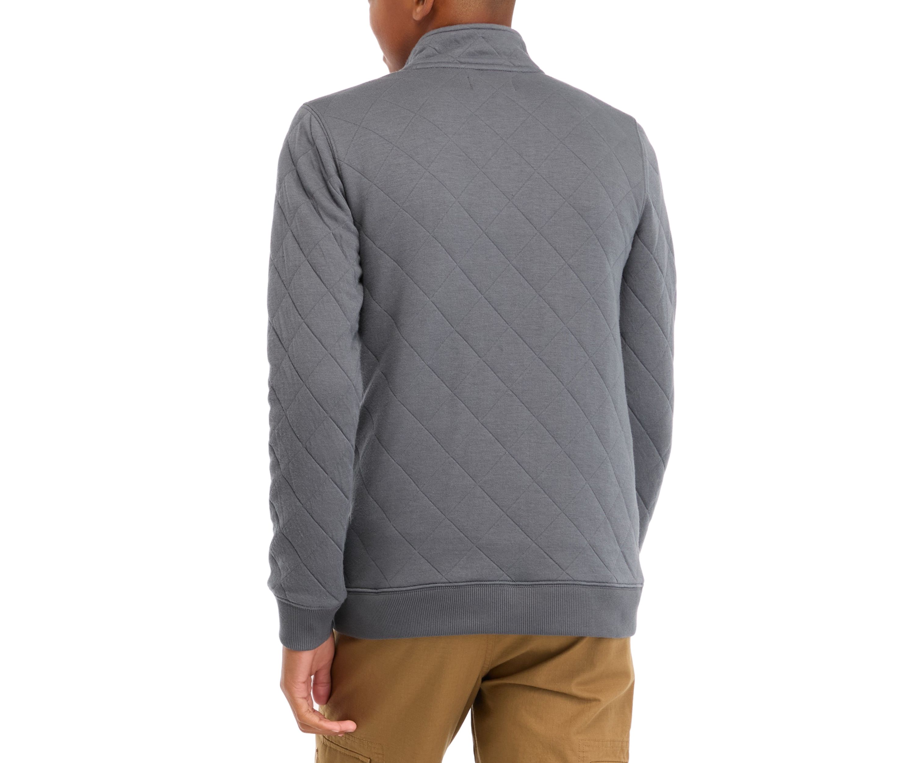 Boys 8-20 Quilted 1/4 Zip Pullover