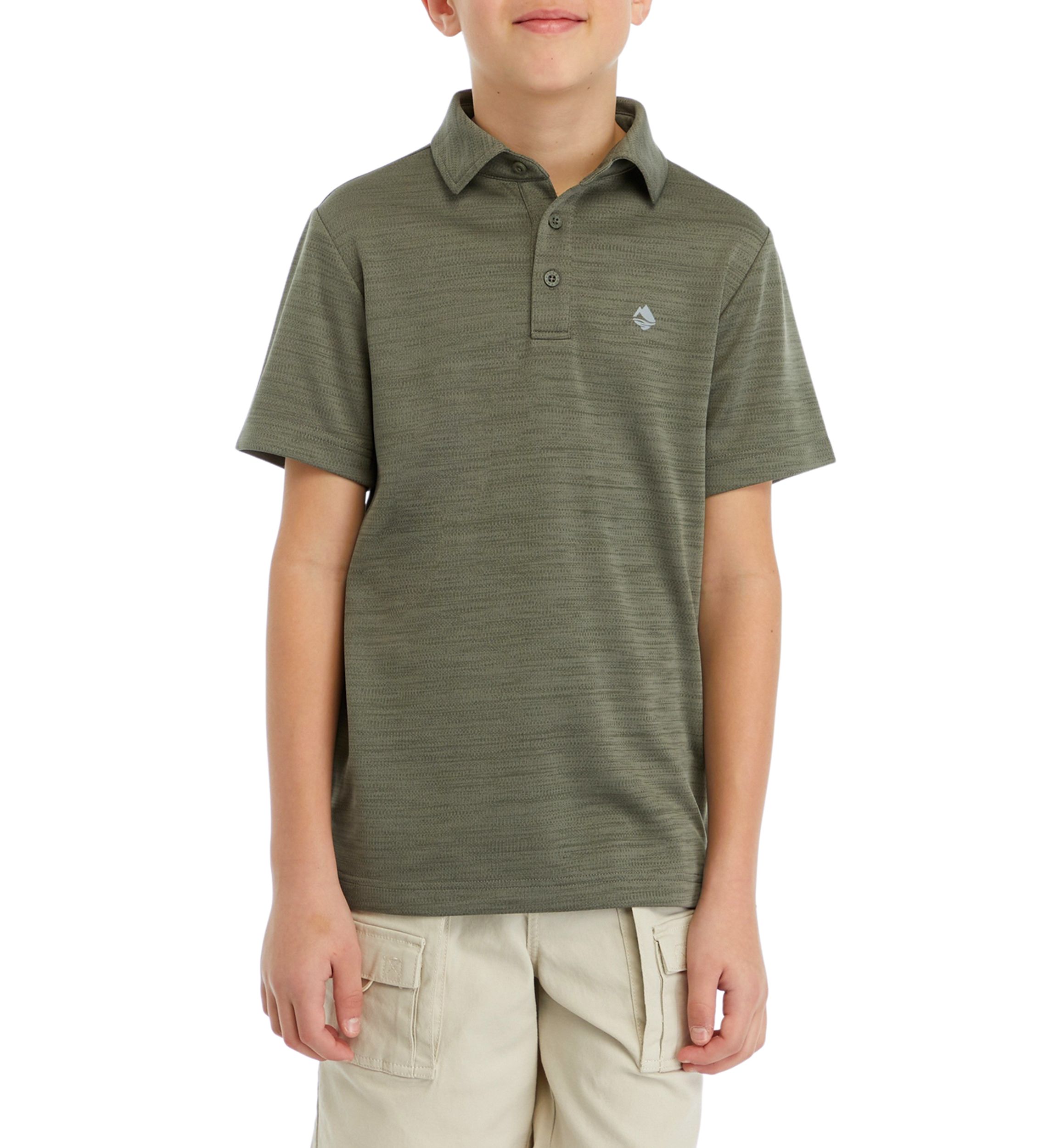 Boys 8-20 Short Sleeve Fishing Polo Shirt