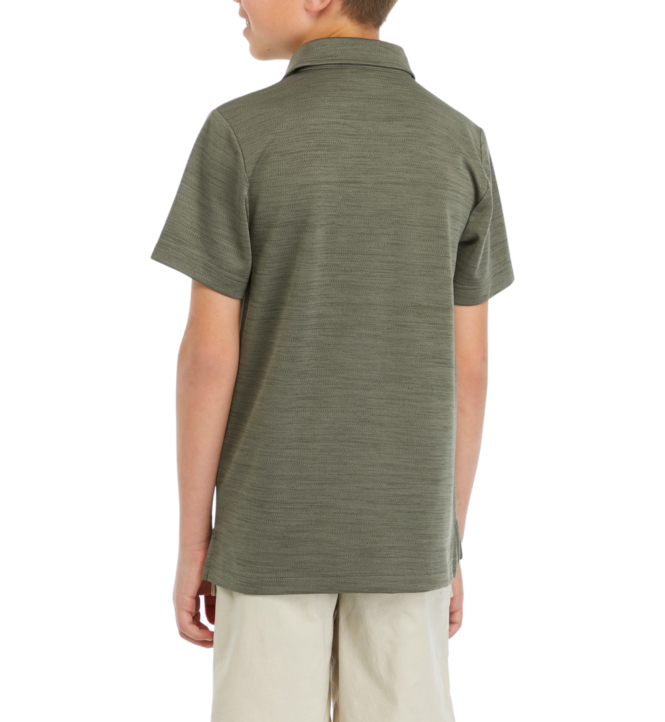 Boys 8-20 Short Sleeve Fishing Polo Shirt