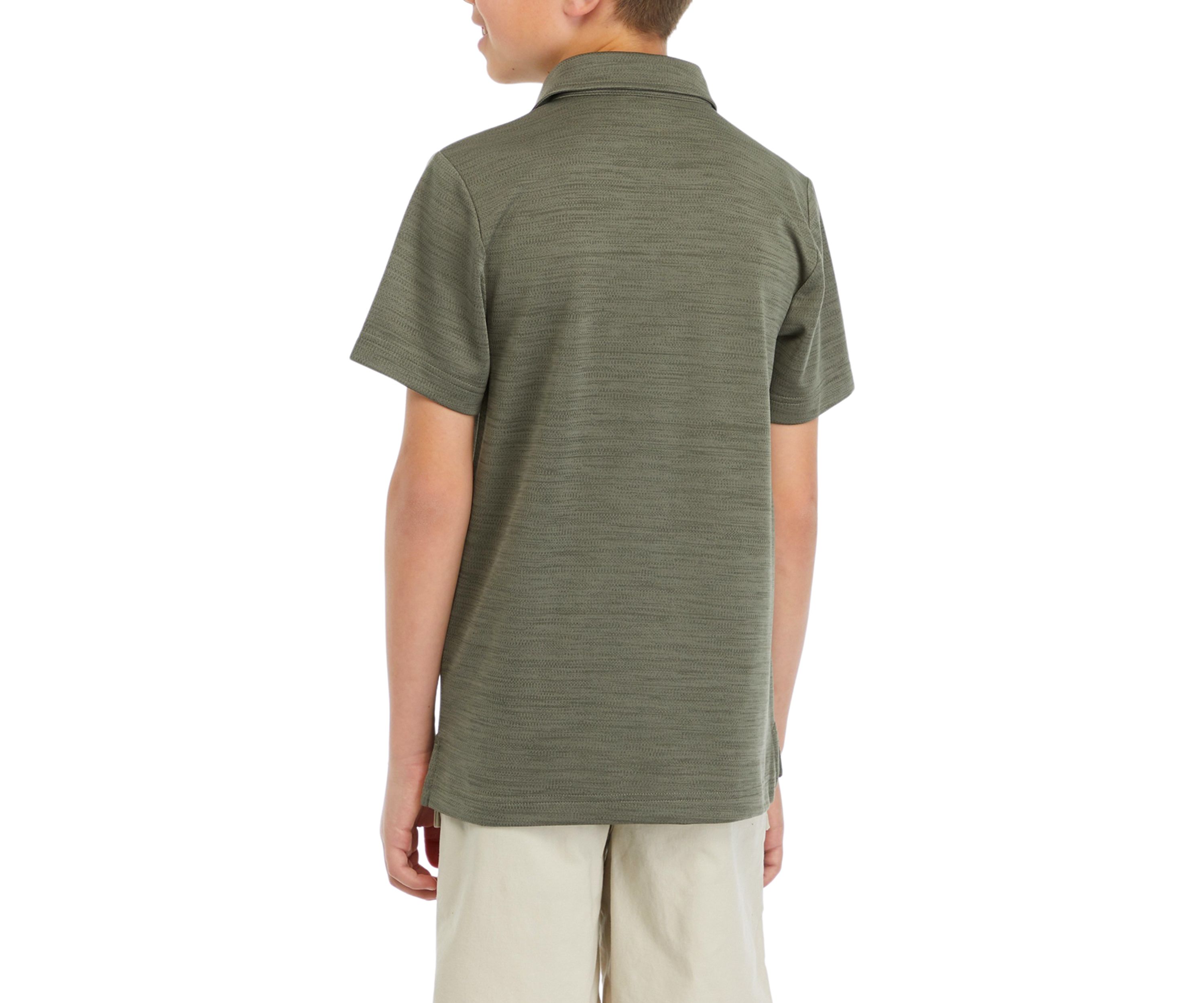 Boys 8-20 Short Sleeve Fishing Polo Shirt