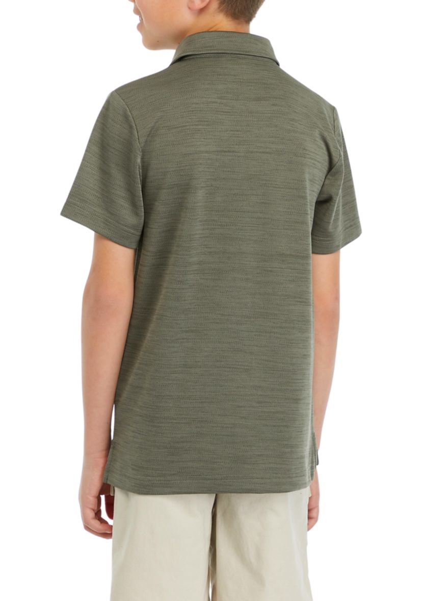 Boys 8-20 Short Sleeve Fishing Polo Shirt