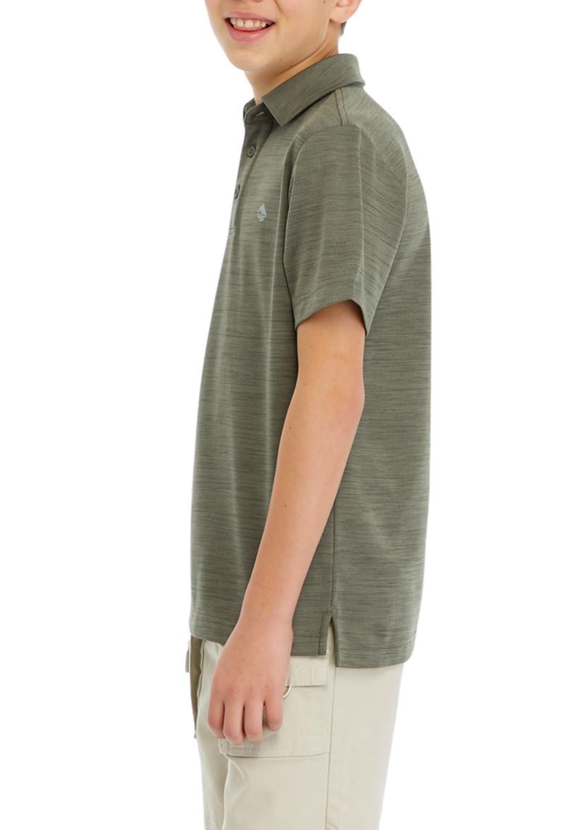 Boys 8-20 Short Sleeve Fishing Polo Shirt
