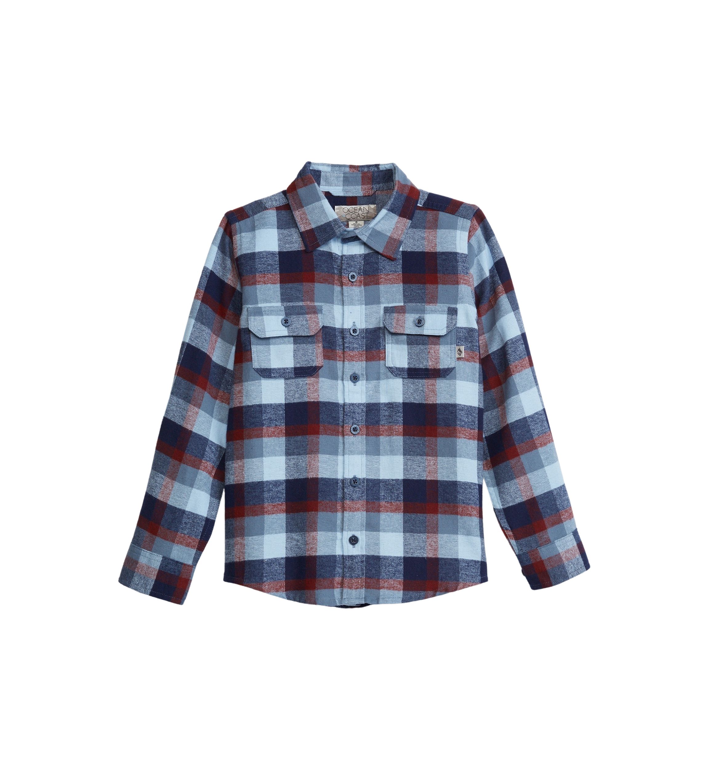 Boys 4-7 Long Sleeve Flannel Shirt