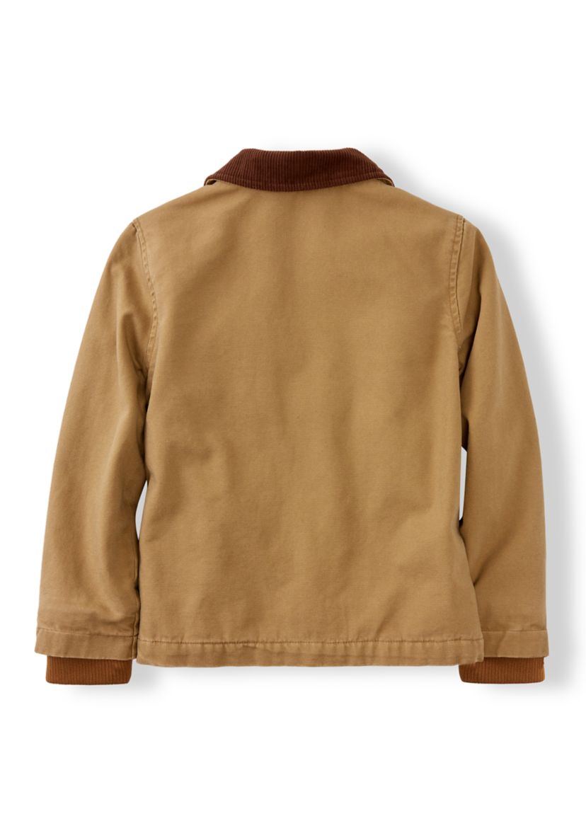 Boys 4-7 Collared Canvas Jacket 