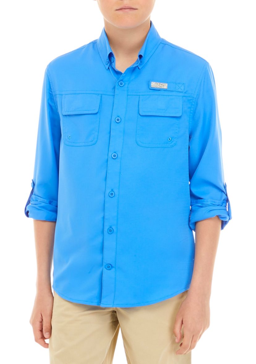 Boys 8-20 Long Sleeve Fishing Shirt
