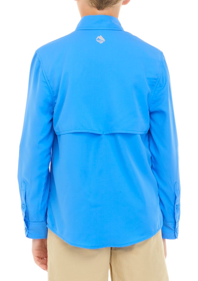 Boys 8-20 Long Sleeve Fishing Shirt