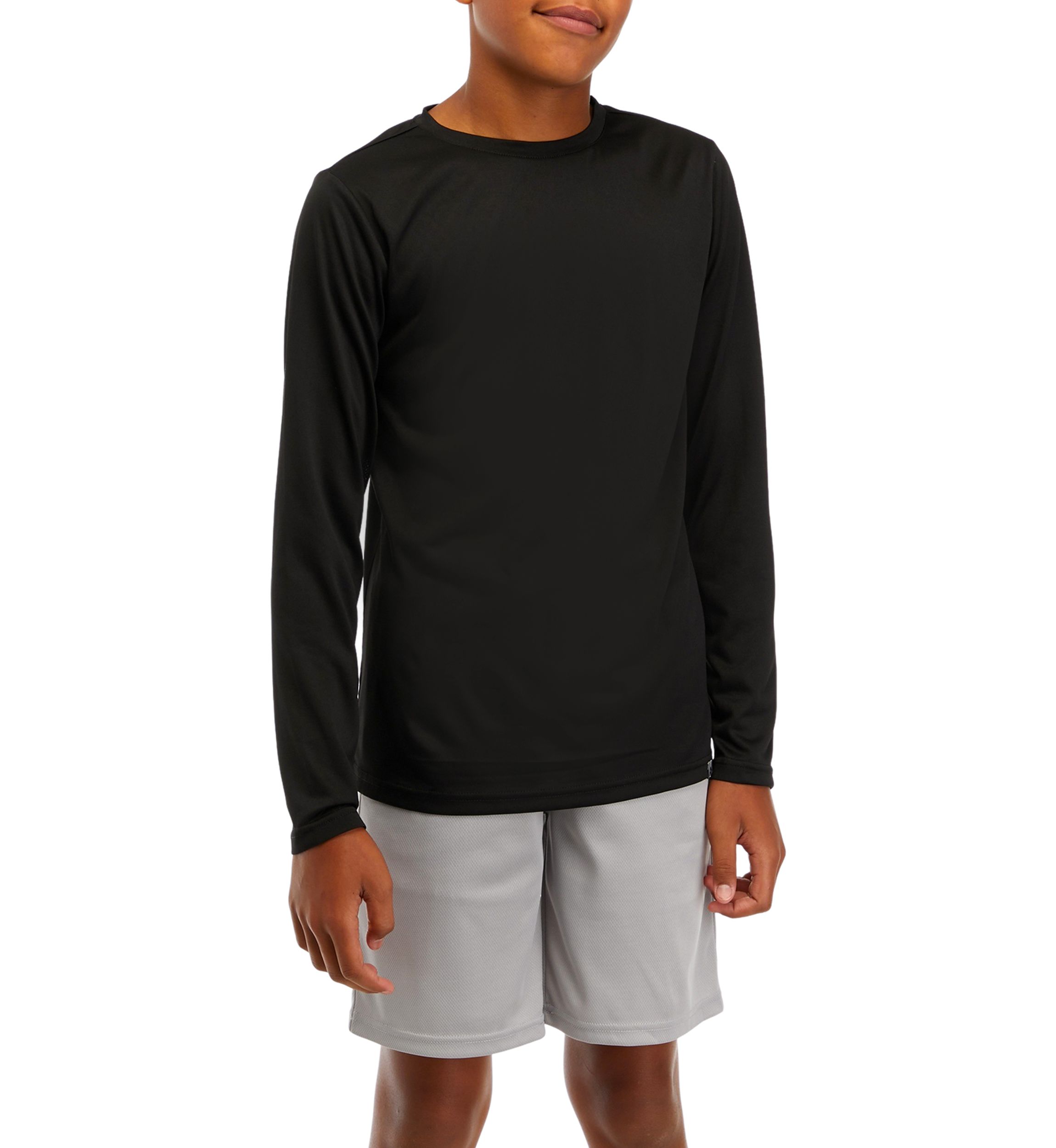 Boys 8-20 Long Sleeve Crew Neck T-Shirt