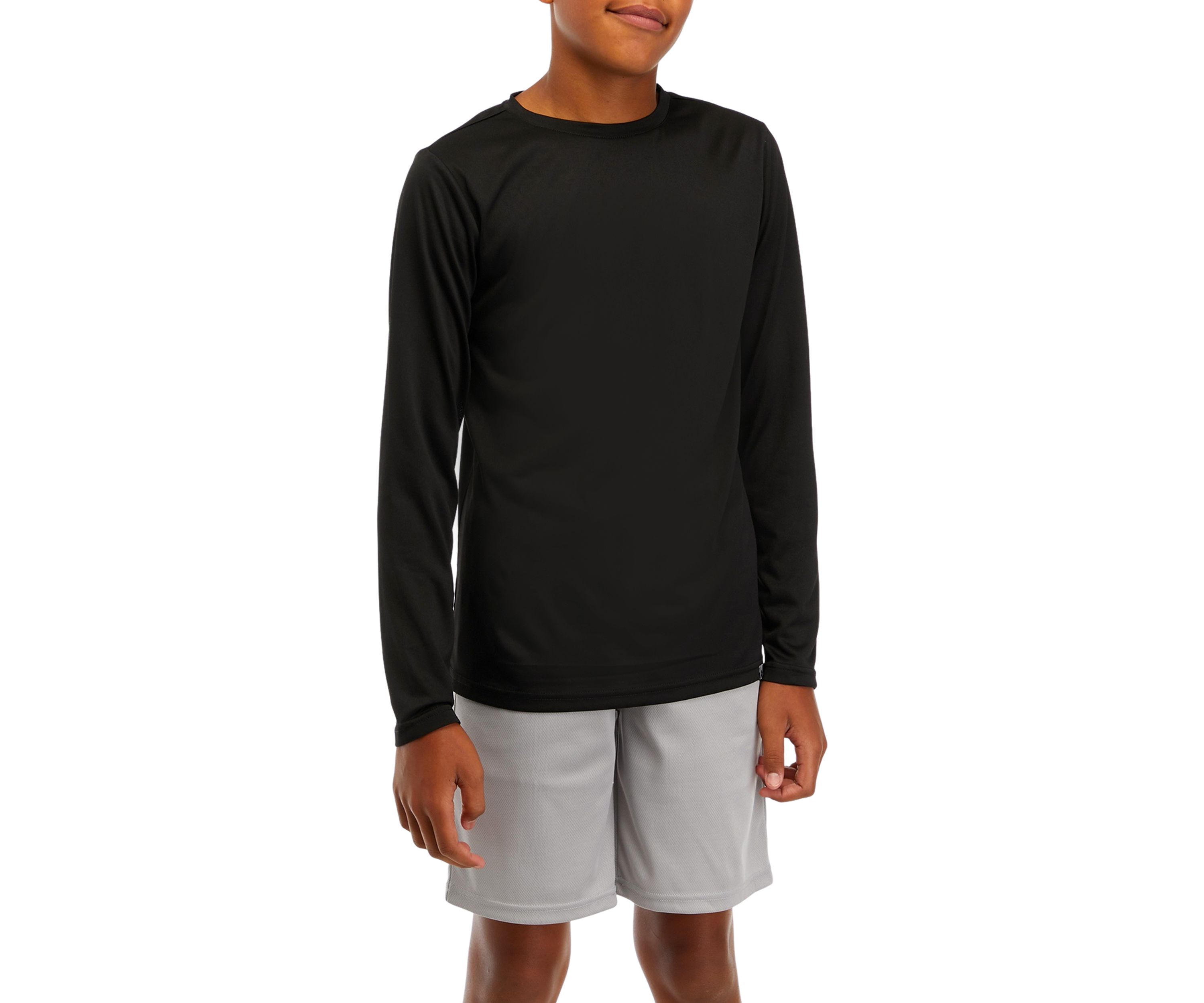 Boys 8-20 Long Sleeve Crew Neck T-Shirt