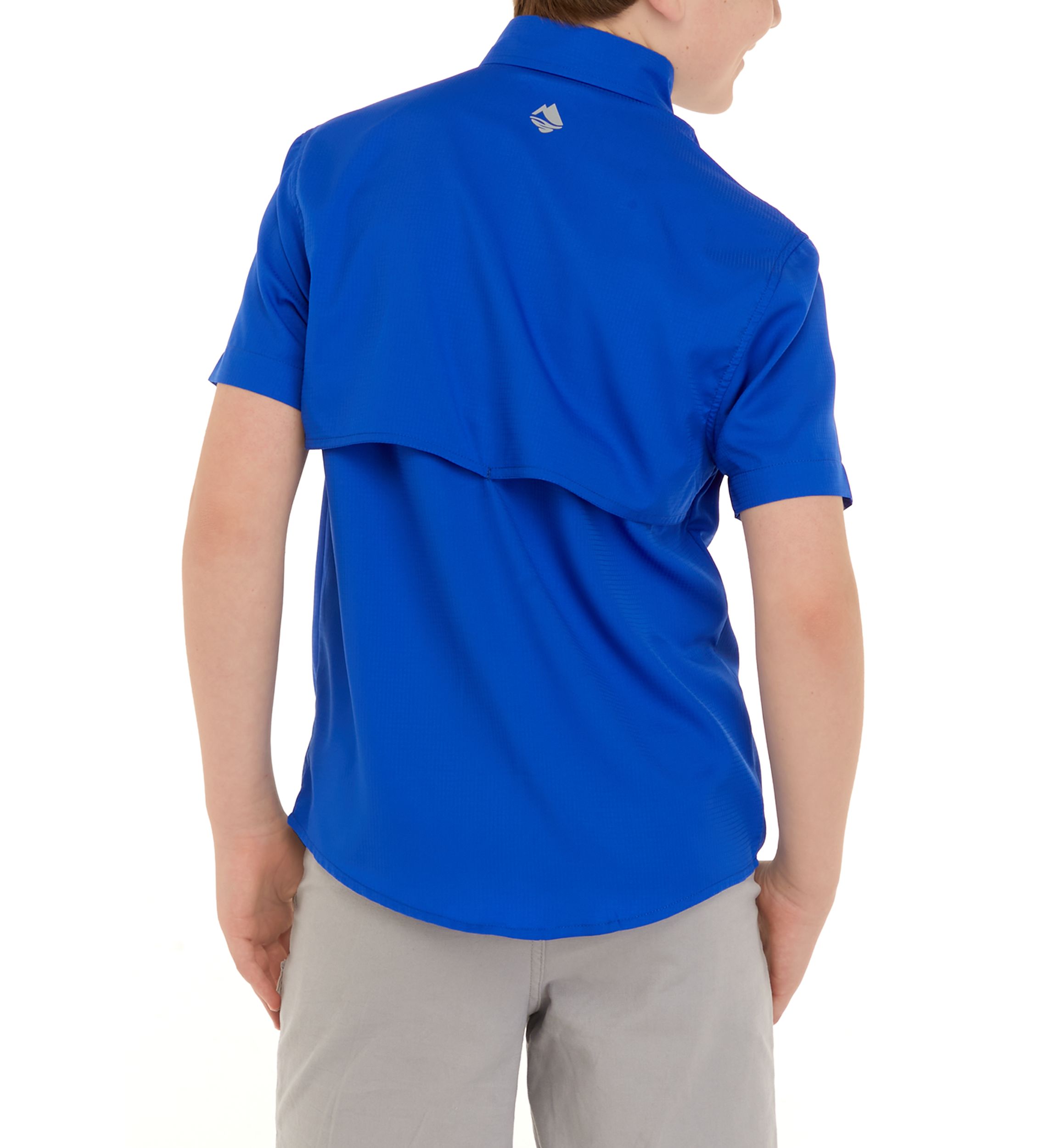Boys 8-20 Short Sleeve Fishing Shirt