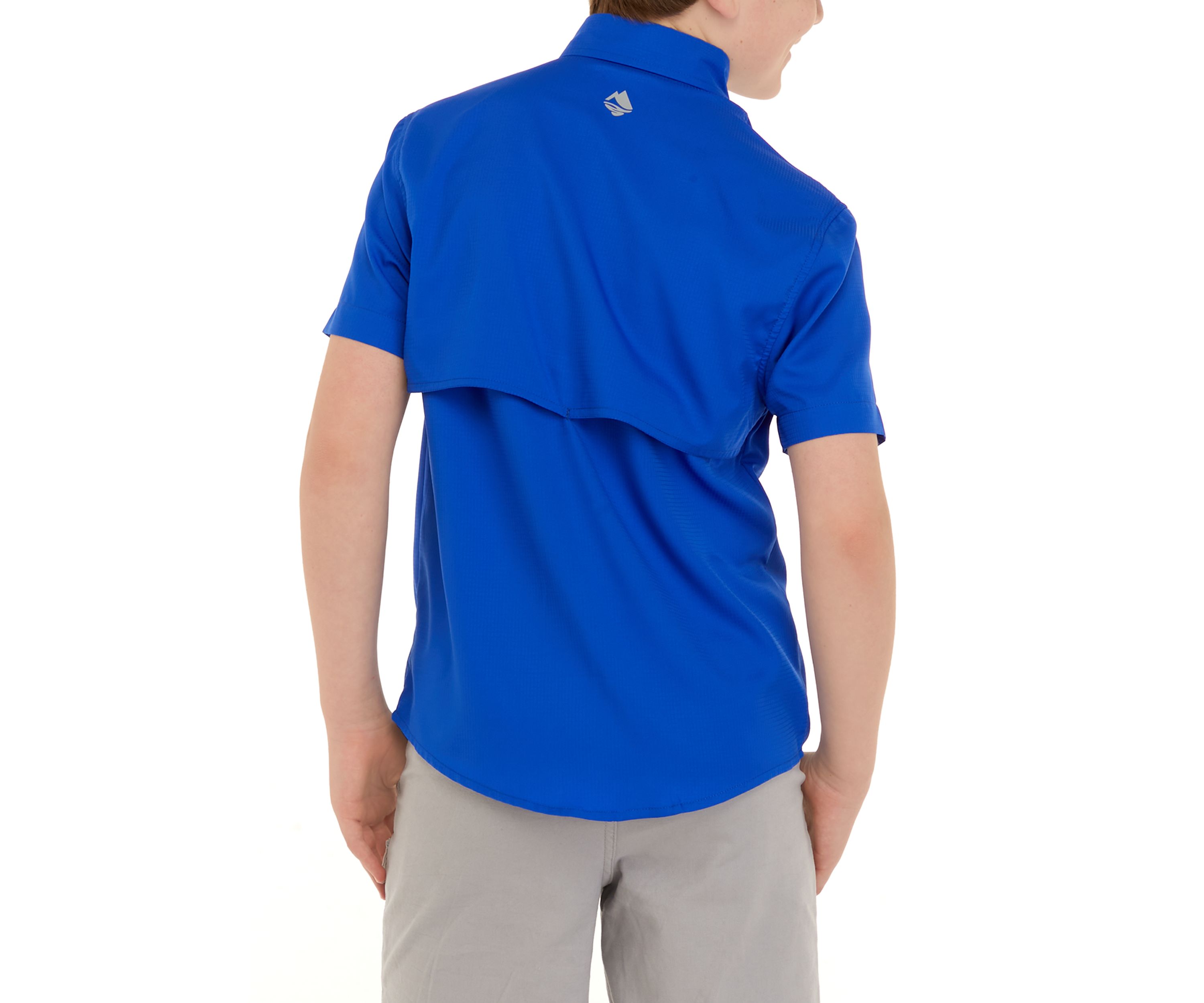 Boys 8-20 Short Sleeve Fishing Shirt