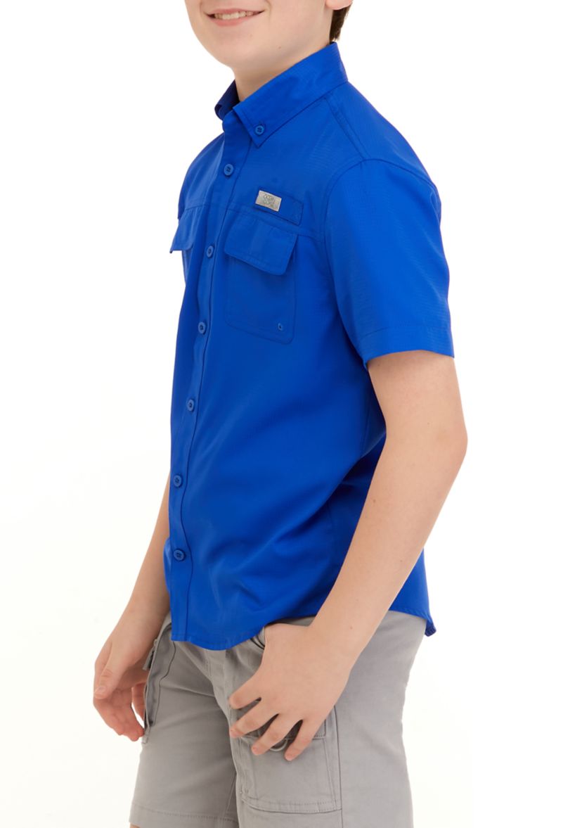 Boys 8-20 Short Sleeve Fishing Shirt