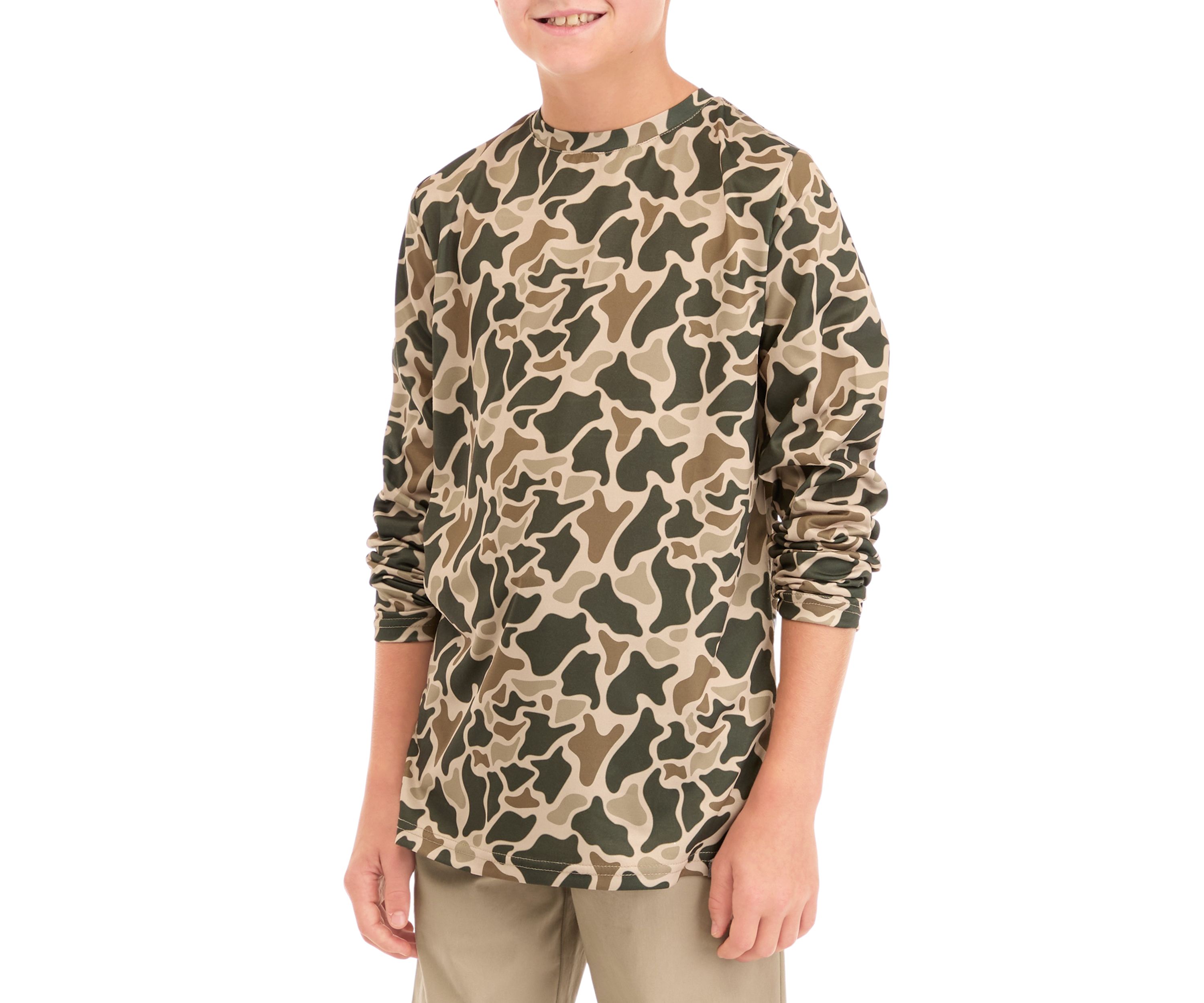 Boys 8-20 Printed Long Sleeve T-Shirt
