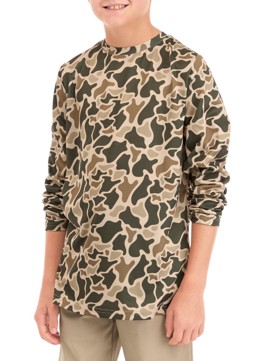 Boys 8-20 Printed Long Sleeve T-Shirt