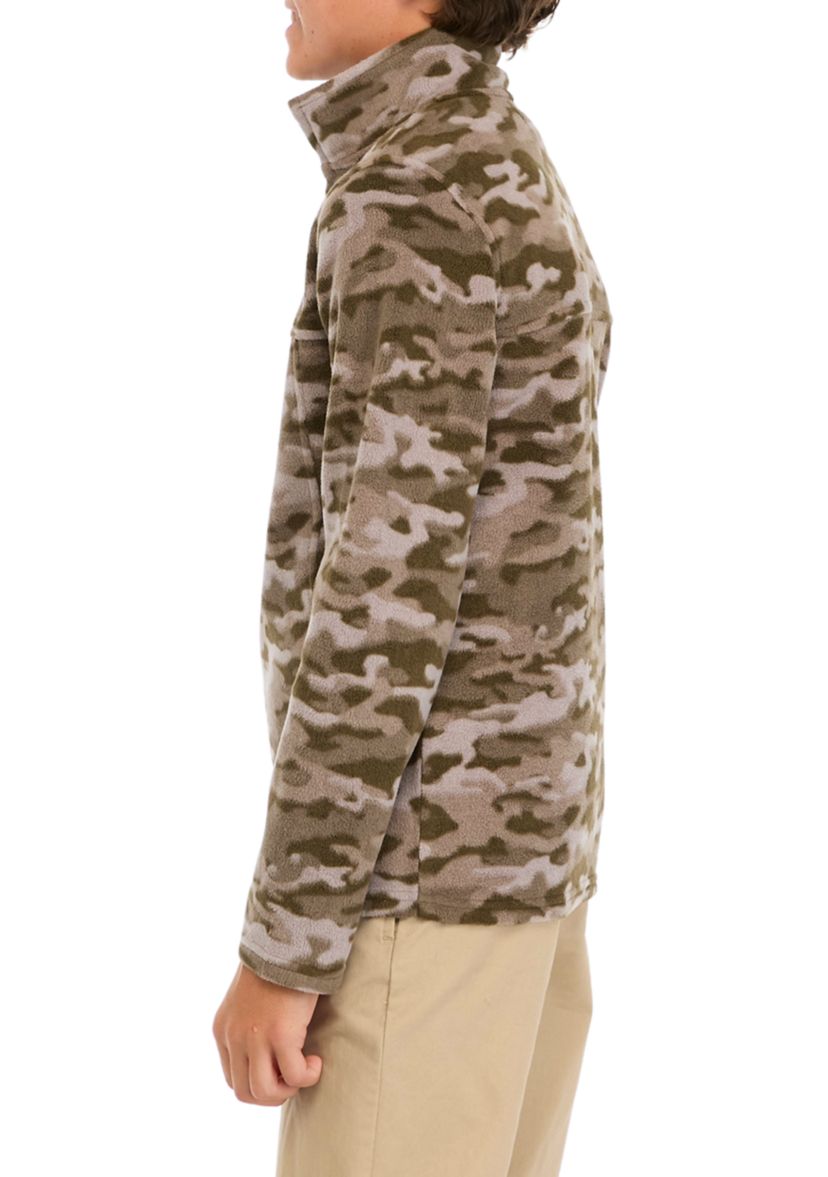 Boys 8-20 Printed Microfleece Jacket 