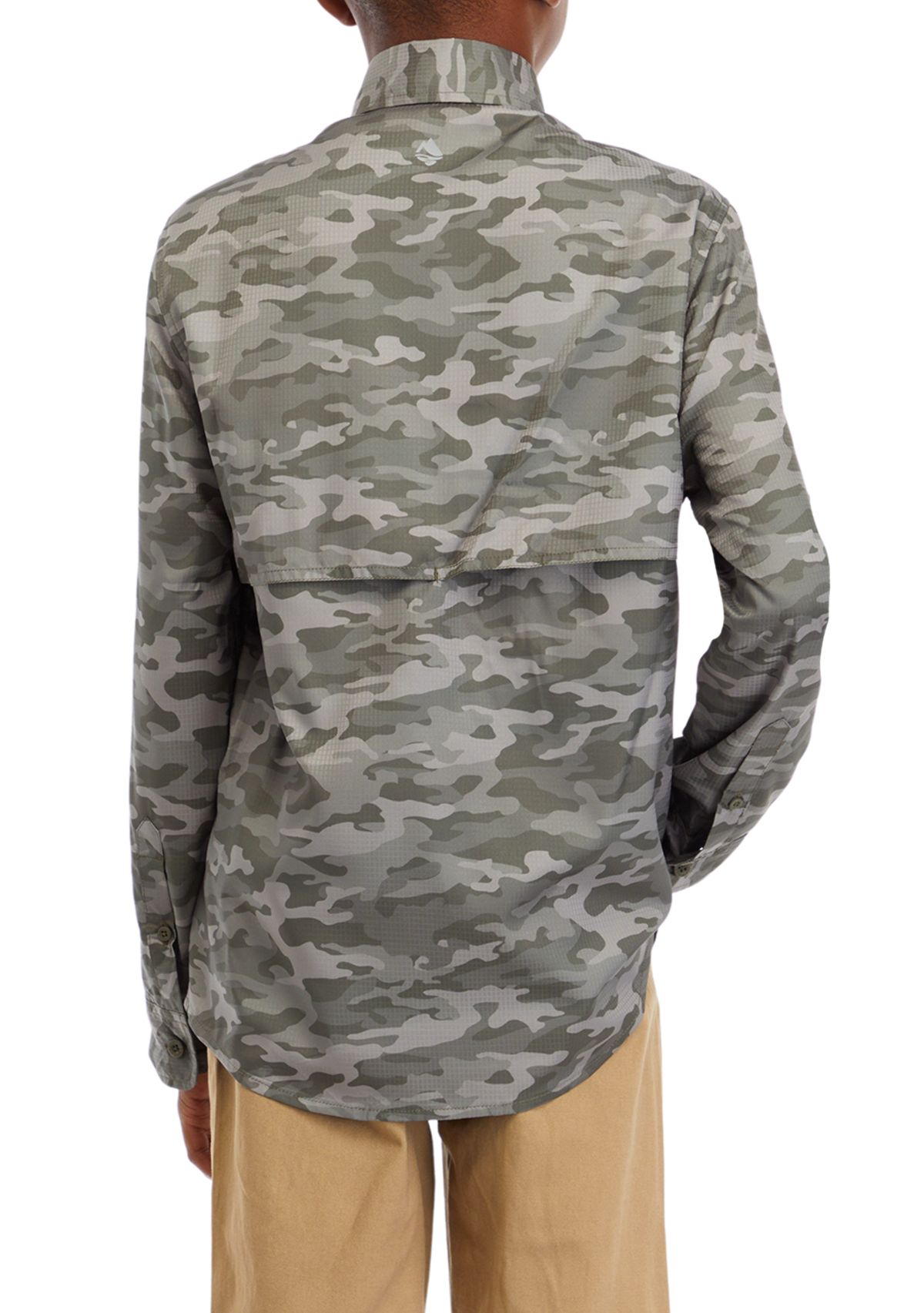 Boys 8-20 Printed Fishing Shirt