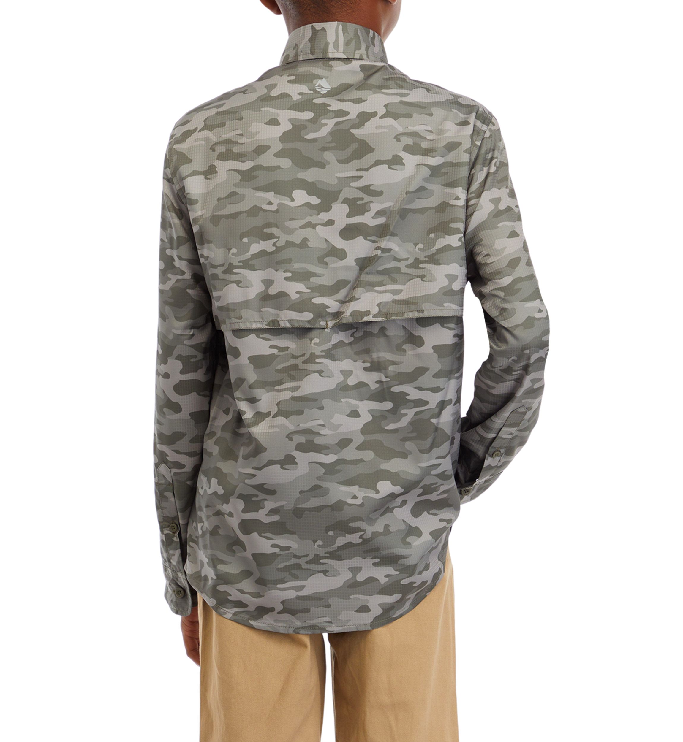 Boys 8-20 Printed Fishing Shirt