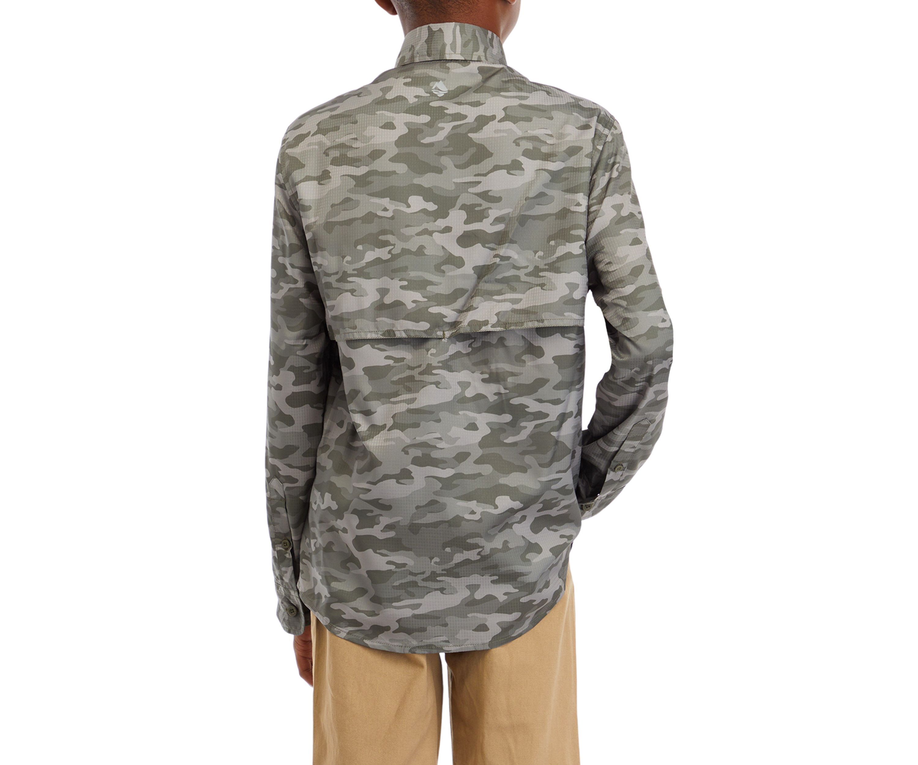 Boys 8-20 Printed Fishing Shirt