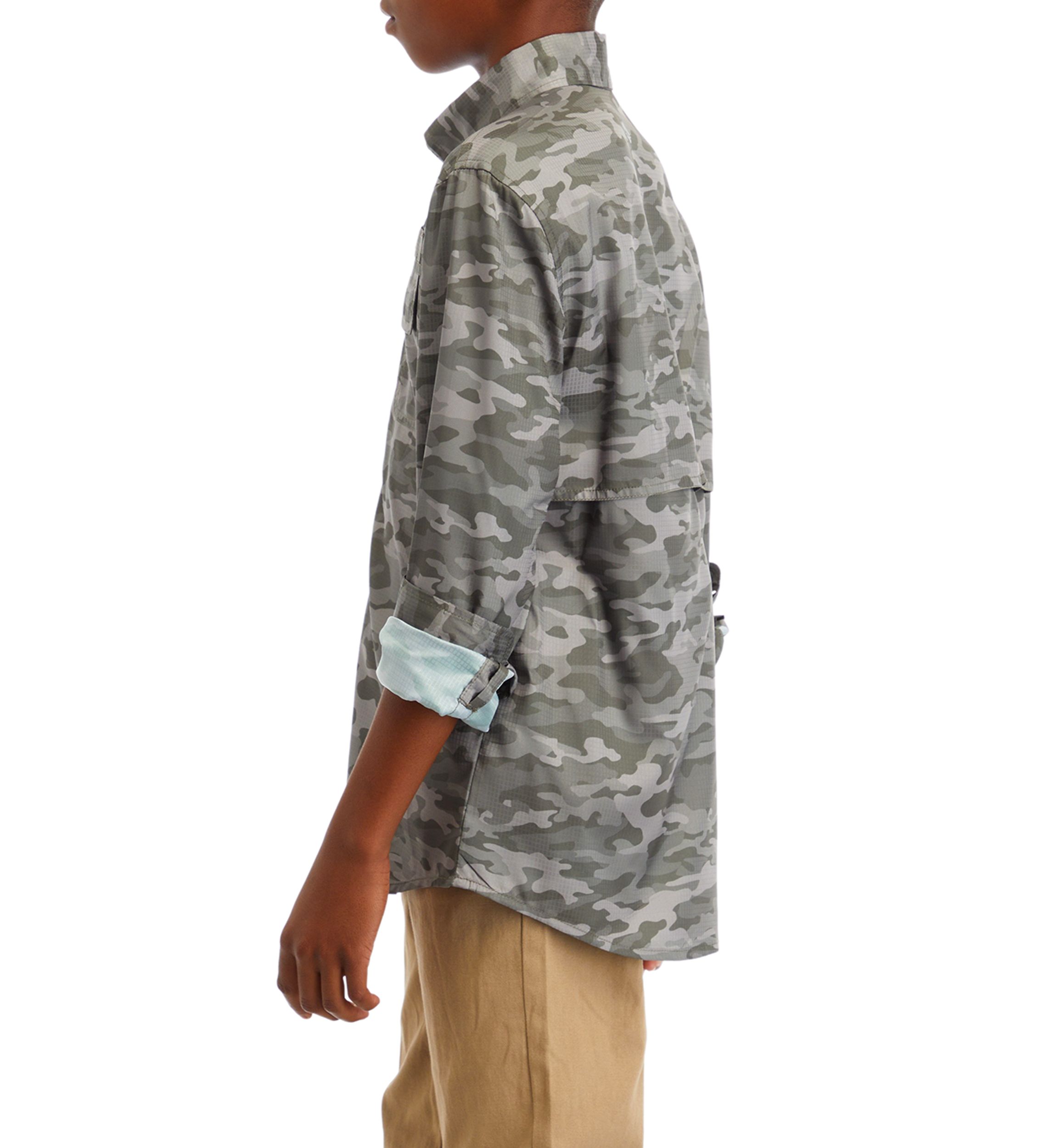 Boys 8-20 Printed Fishing Shirt