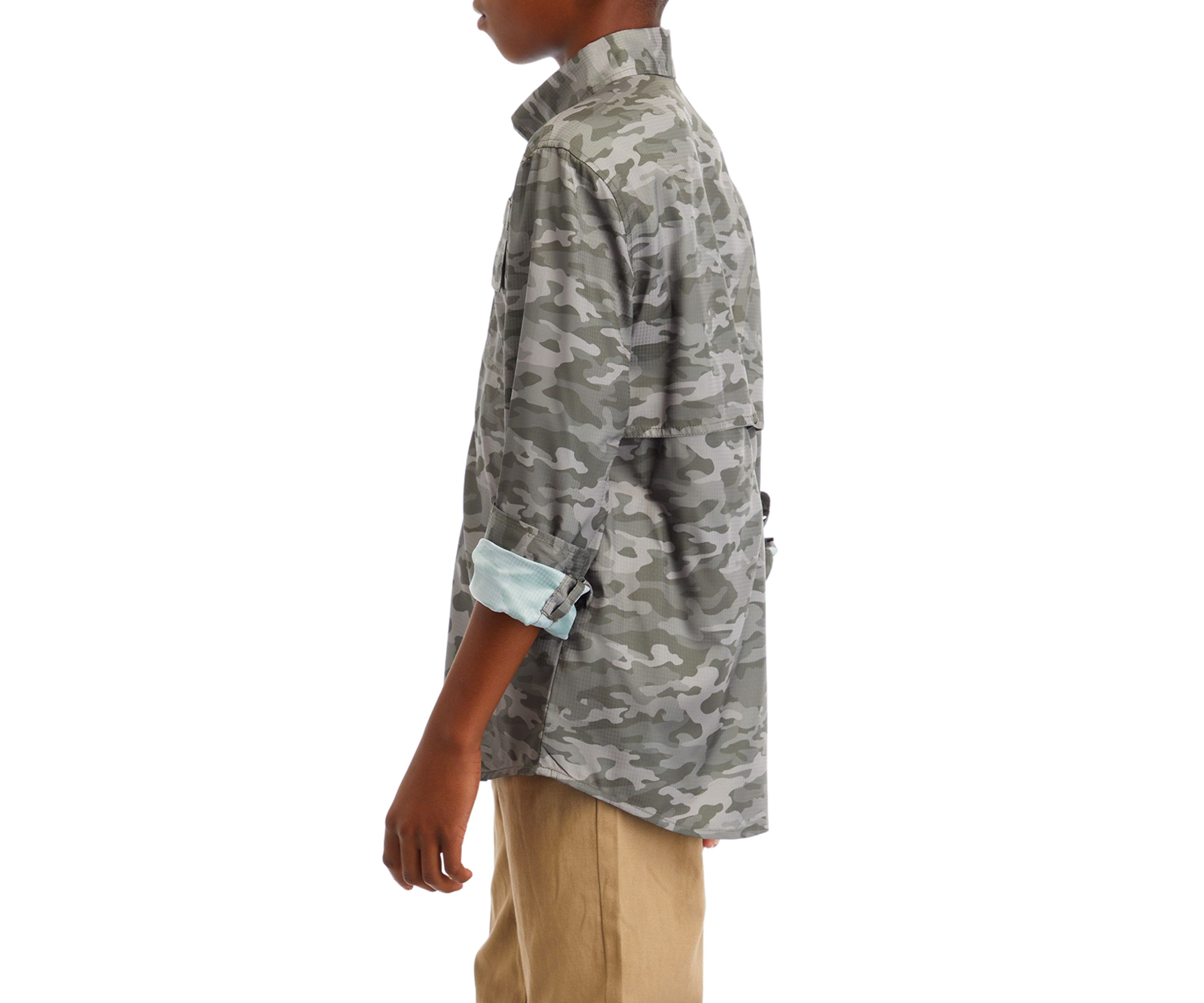 Boys 8-20 Printed Fishing Shirt