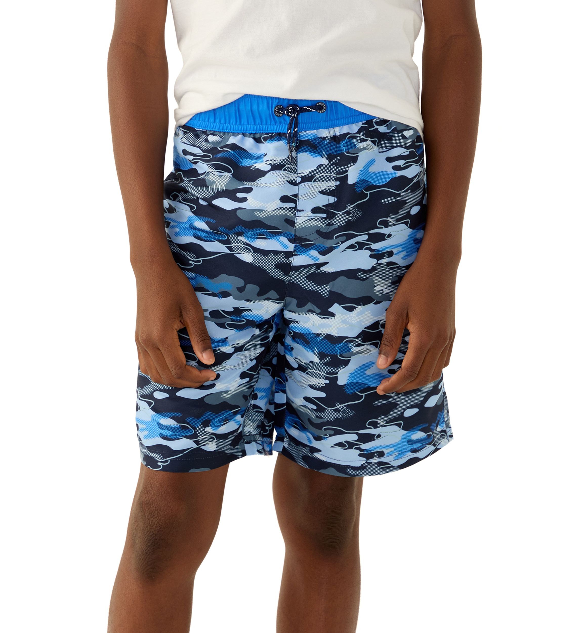 Boys 8-20 Printed Swim Trunks