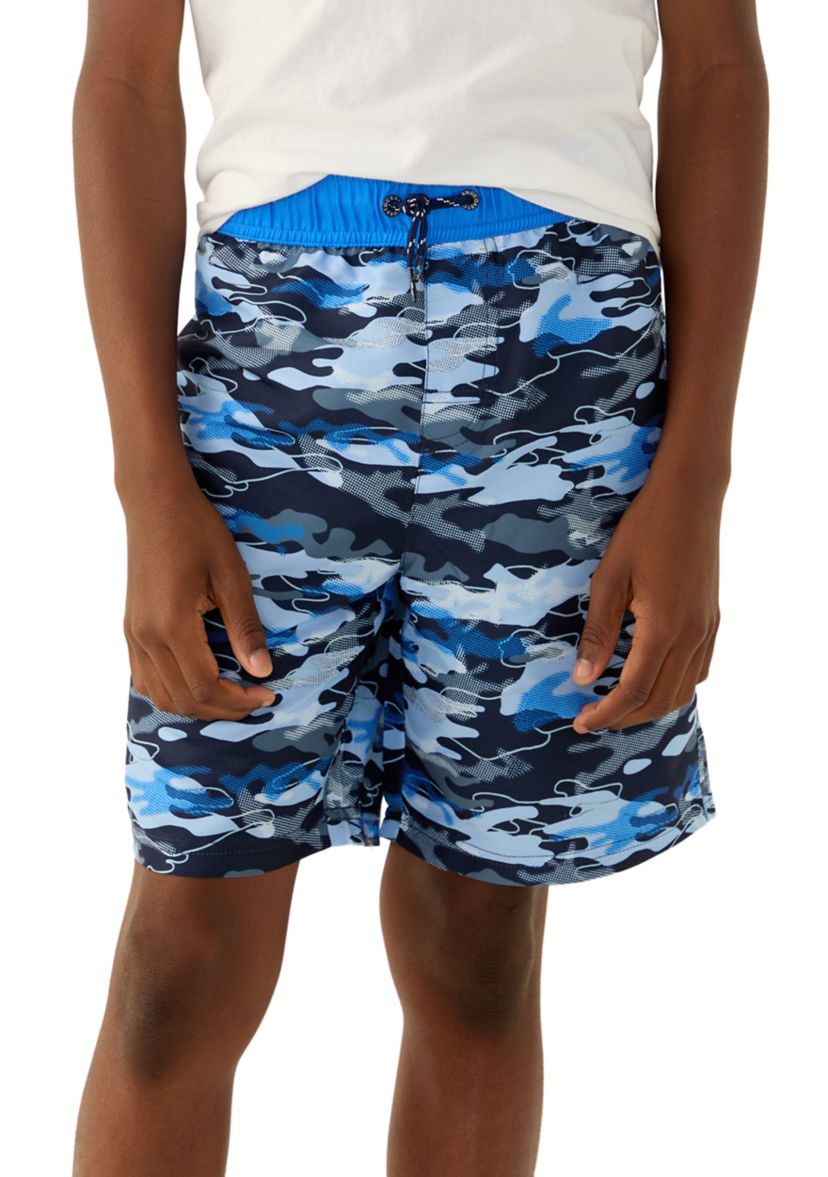 Boys 8-20 Printed Swim Trunks