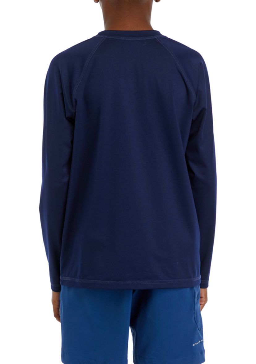 Boys 8-20 Long Sleeve Logo Rash Guard 