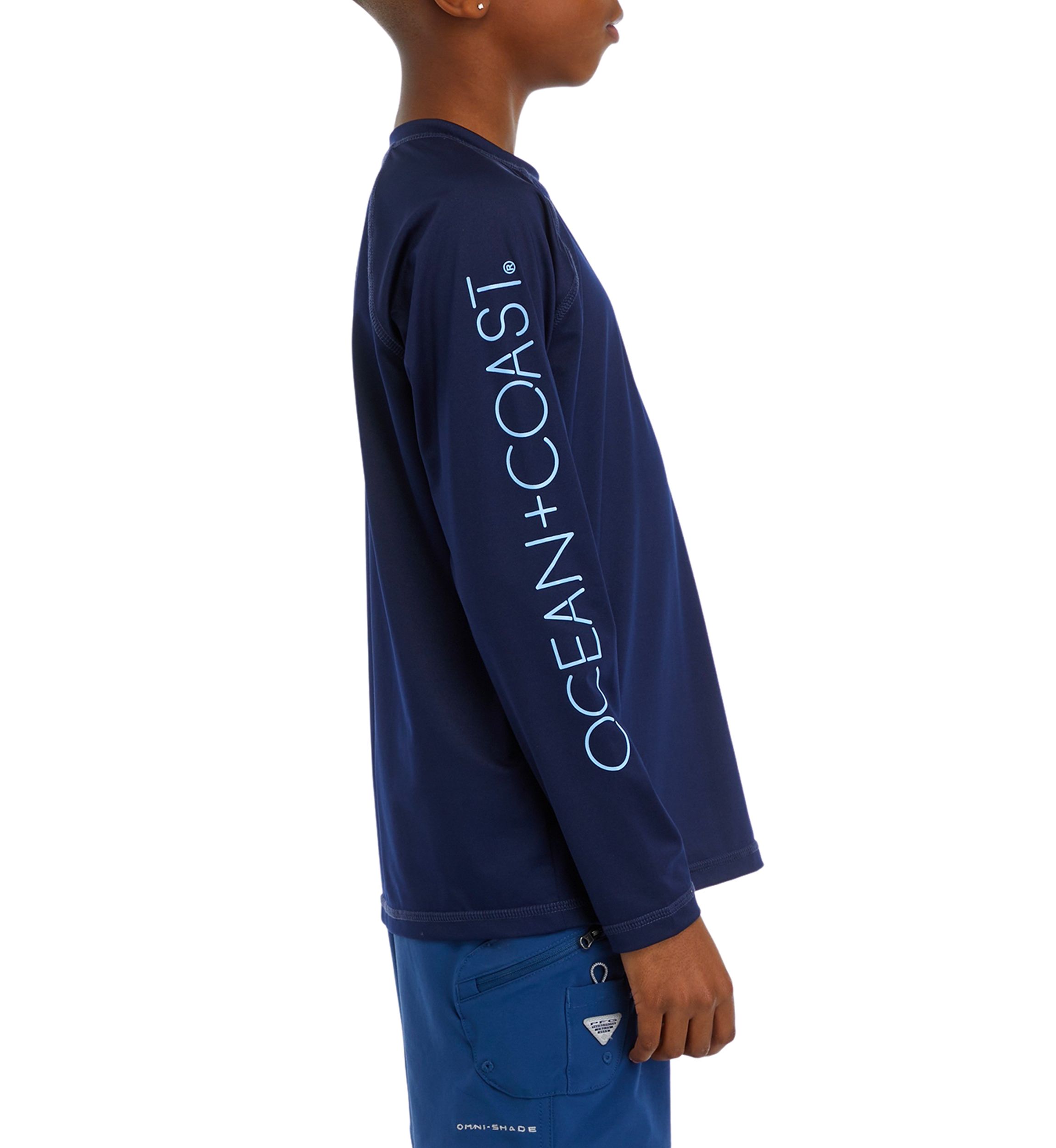 Boys 8-20 Long Sleeve Logo Rash Guard 